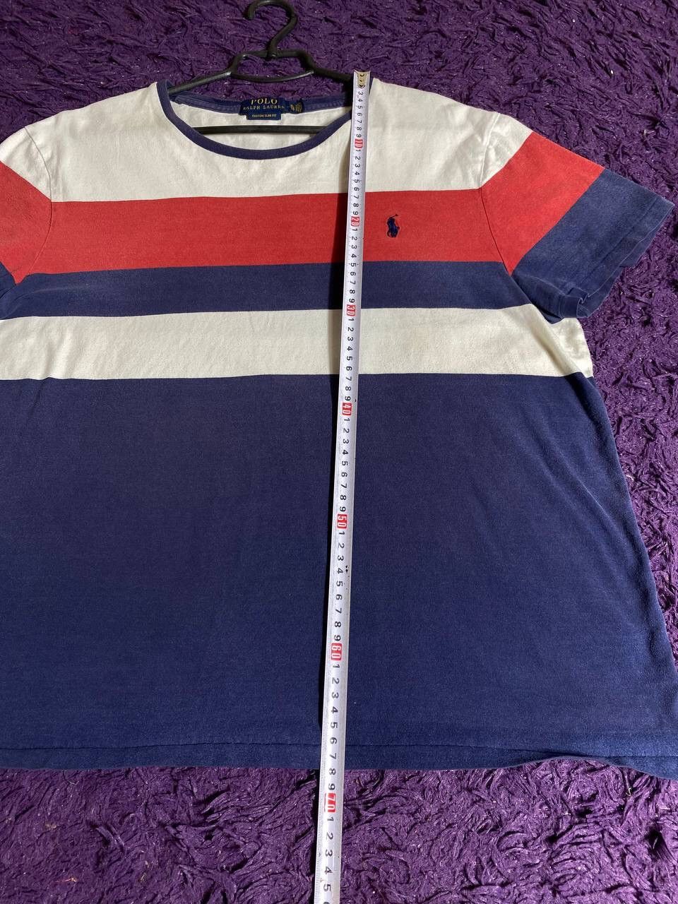 Polo Ralph Lauren × Vintage Polo Ralph Lauren Custom Slim Fit Tee Striped Y2K Size US XL / EU 56 / 4 - 9 Thumbnail