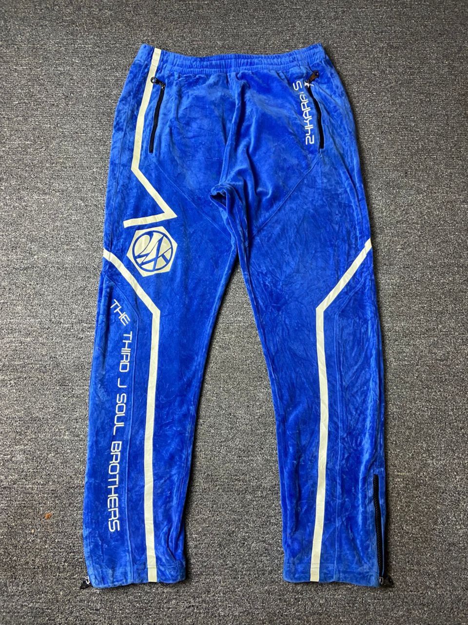 Japanese Brand Vintage 24karats Blue Impact Trousers (151) Size US 31 - 1 Thumbnail