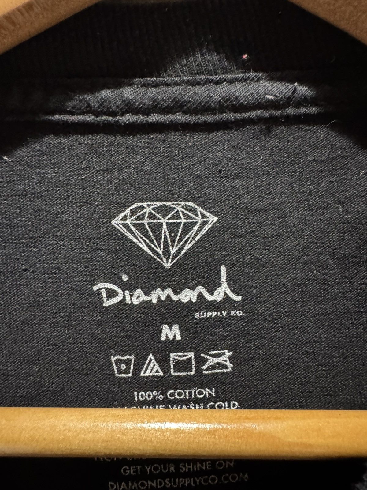 Diamond Supply Co. Vintage Diamond Supply Co TShirt Black Pink Luxury Logo Size US M / EU 48-50 / 2 - 2 Thumbnail