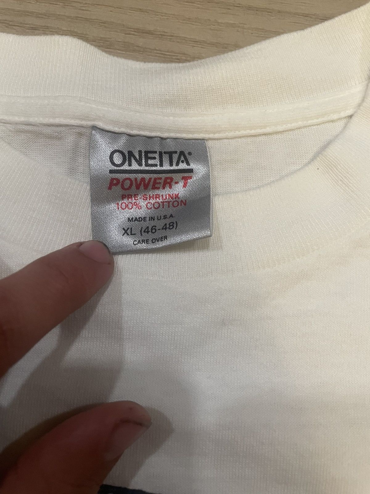 Other Vintage 90s G&S Oneita Tee Aztec Design XL Size US XL / EU 56 / 4 - 2 Thumbnail