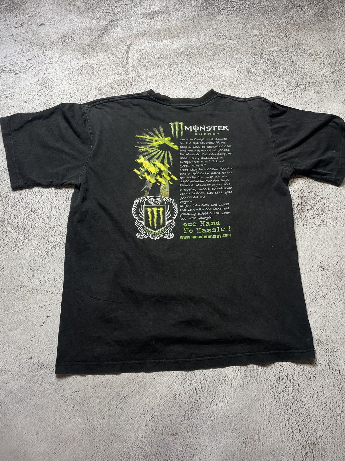 Vintage Full scale tshirt monster energy racing vintage Size US M / EU 48-50 / 2 - 3 Thumbnail