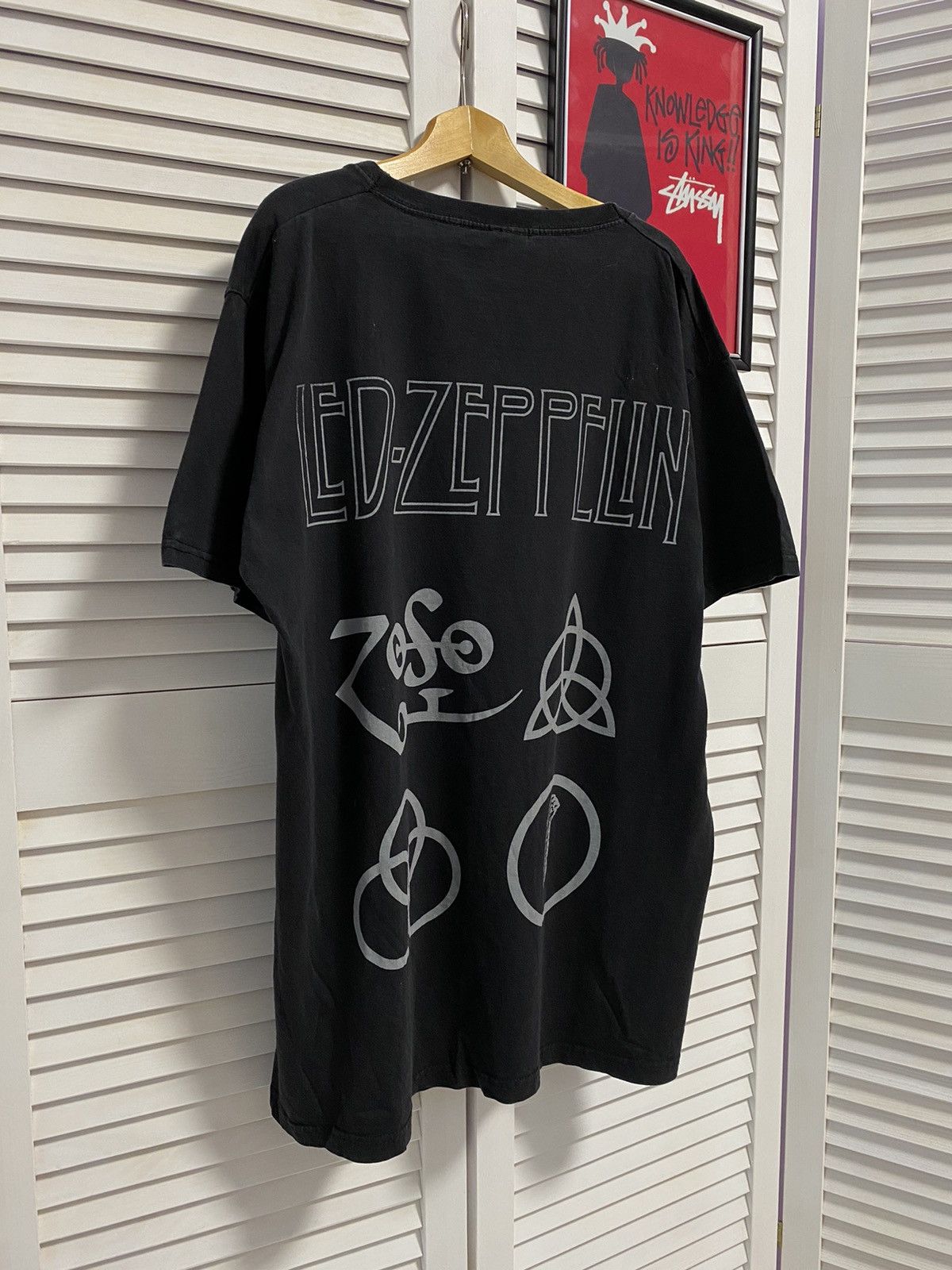 Led Zeppelin Vintage T Shirt Led Zeppelin Graphic Double Print Rap Tees Size US L / EU 52-54 / 3 - 4 Thumbnail