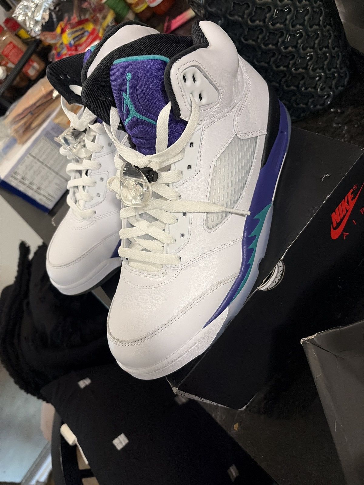 Jordan Brand Grape Air Jordan 5 retro Size US 9.5 / EU 42-43 - 5 Thumbnail