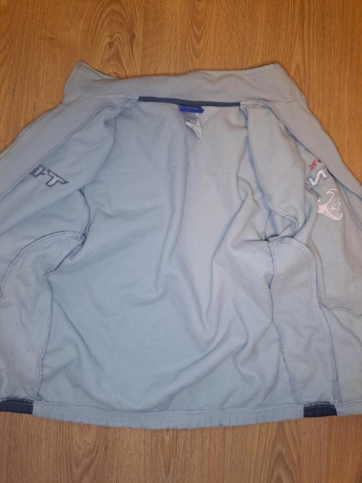 Reebok NFL Reebok Houston Texans Fleece Jacket Womens Large Gray Size L / US 10 / IT 46 - 7 Thumbnail