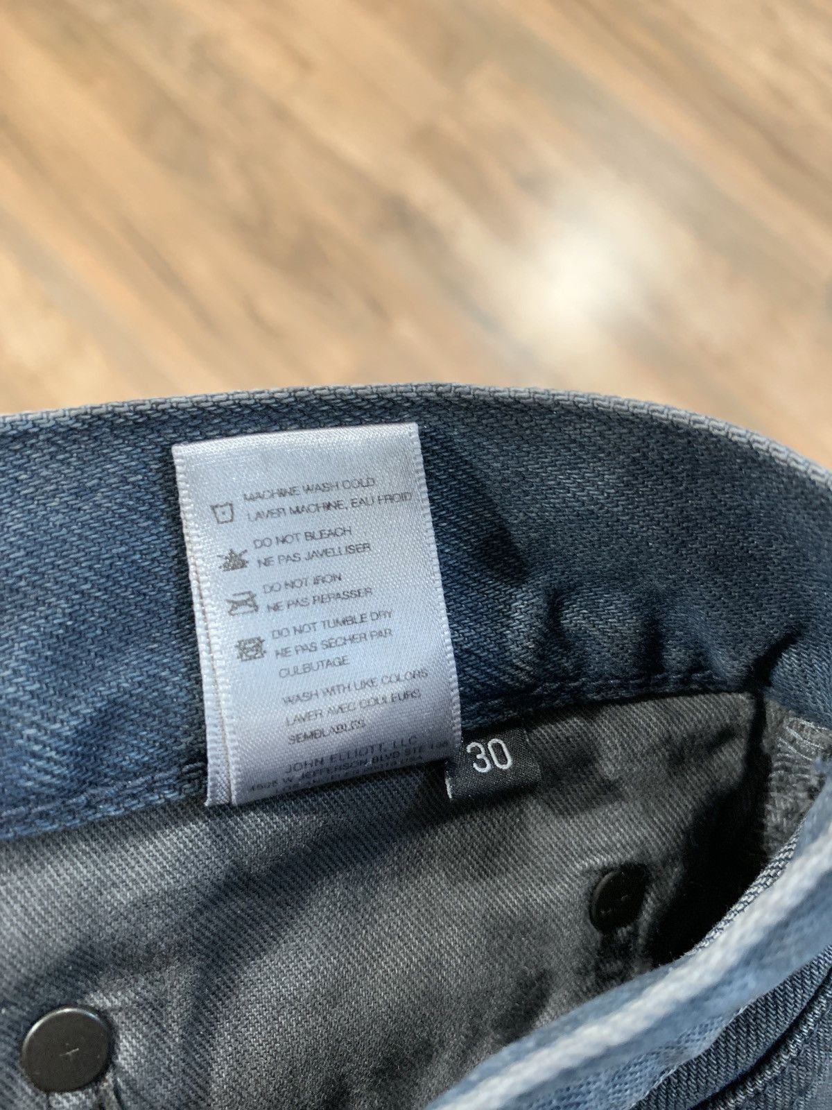John Elliott John Elliott The Cast 2 Ash Denim Raw Hem 30 Size US 30 / EU 46 - 11 Thumbnail