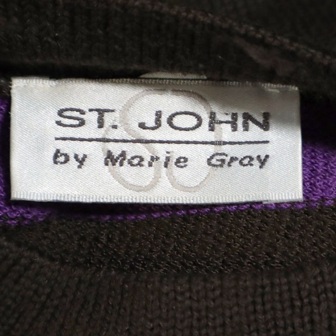 St. John St. John by Marie Gray Santana Knit Knee Length Solid Long Sleeve Dress Chocolate Women 10 Size L / US 10 / IT 46 - 5 Thumbnail