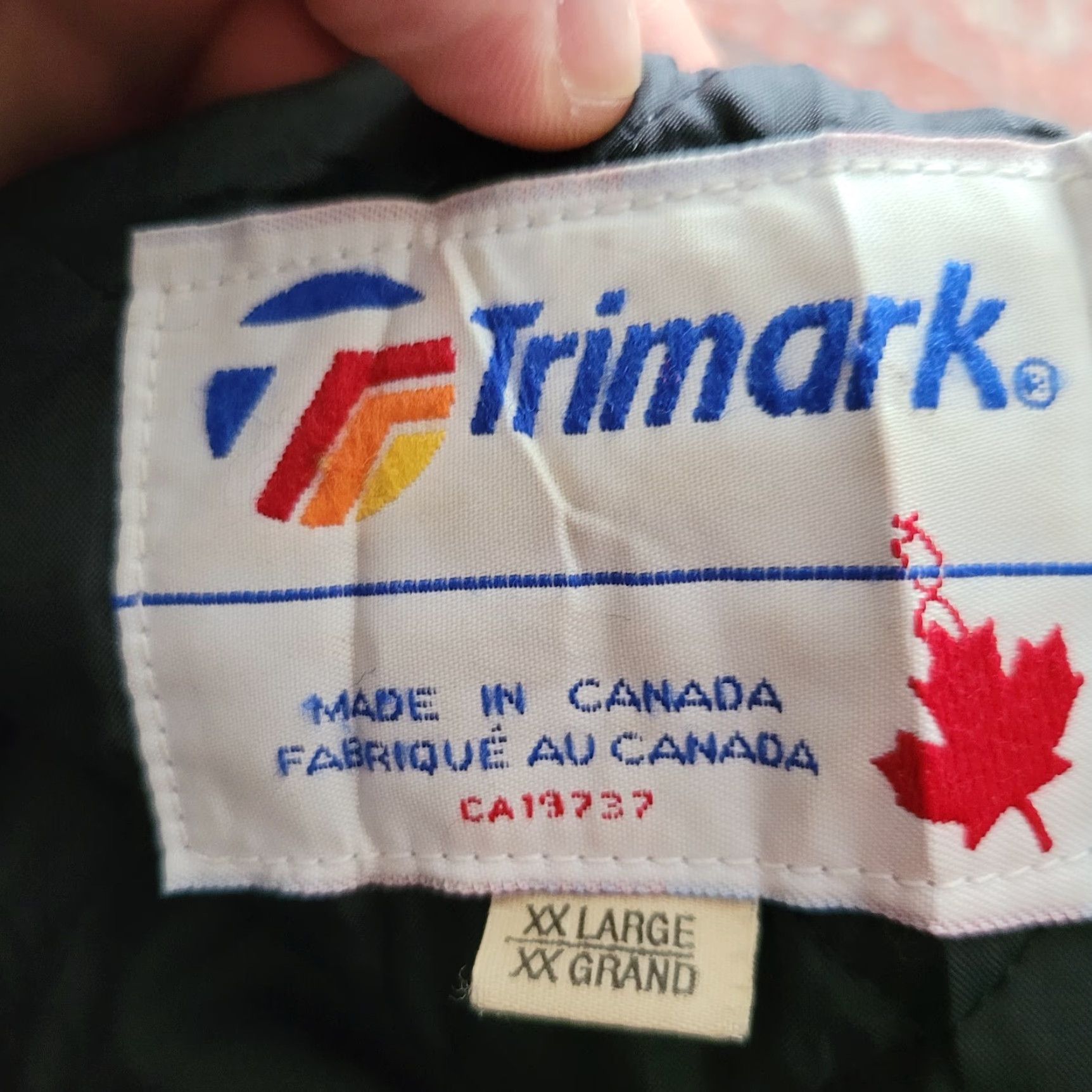 Sony VINTAGE Trimark Made In Canada Sony Varsity Jacket Leather Sleeves 2XL Black Men Jacket 2XL Varsity Sony Canada Leather Sleeves Vintage 90s Size US XXL / EU 58 / 5 - 5 Thumbnail