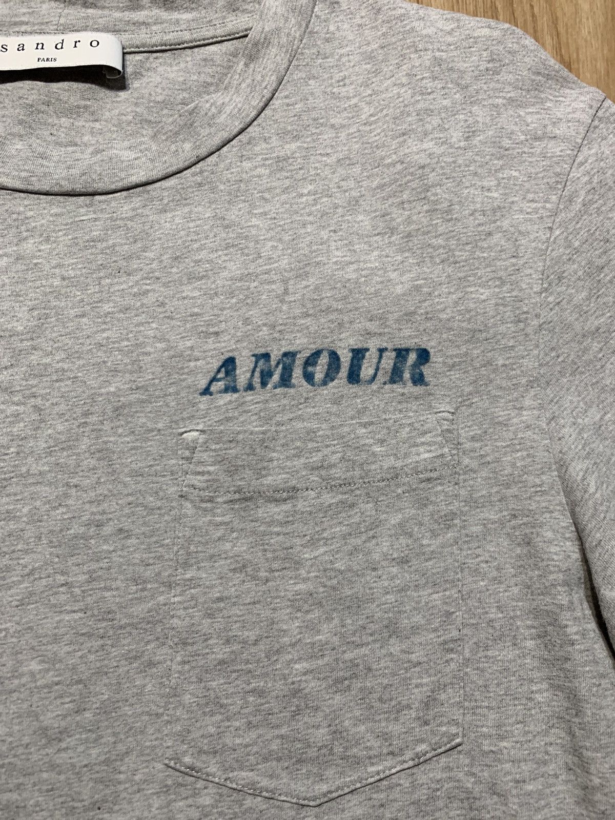 Sandro Sandro Amour Pocket T-Shirt Size S Size US S / EU 44-46 / 1 - 3 Thumbnail