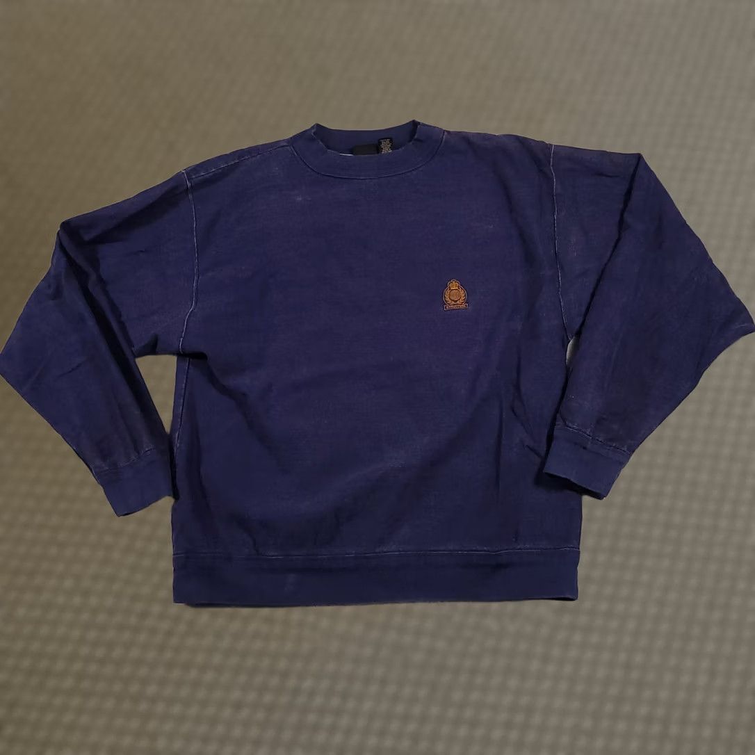 Vintage VINTAGE Structure Sweatshirt Mens Large Crewneck Pullover USA Embroidered 90s Blue Size US L / EU 52-54 / 3 - 1 Thumbnail