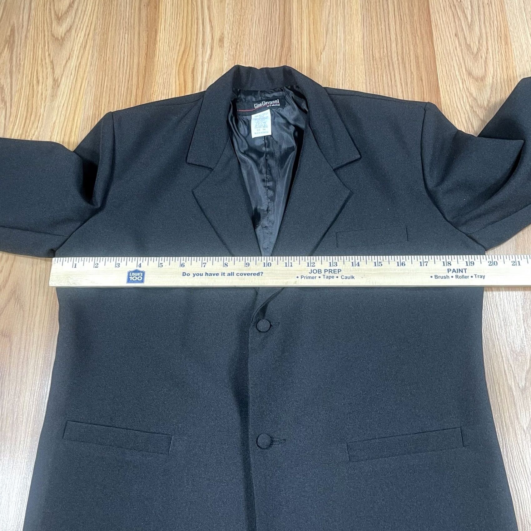 Vintage Gino Giovanni Blazer Womens 14 Black Lined Jacket Business Wear 100% Polyester Blazer Womens 14 Black Lined Jacket Business Wear 100% Polyester Size XL / US 12-14 / IT 48-50 - 5 Thumbnail