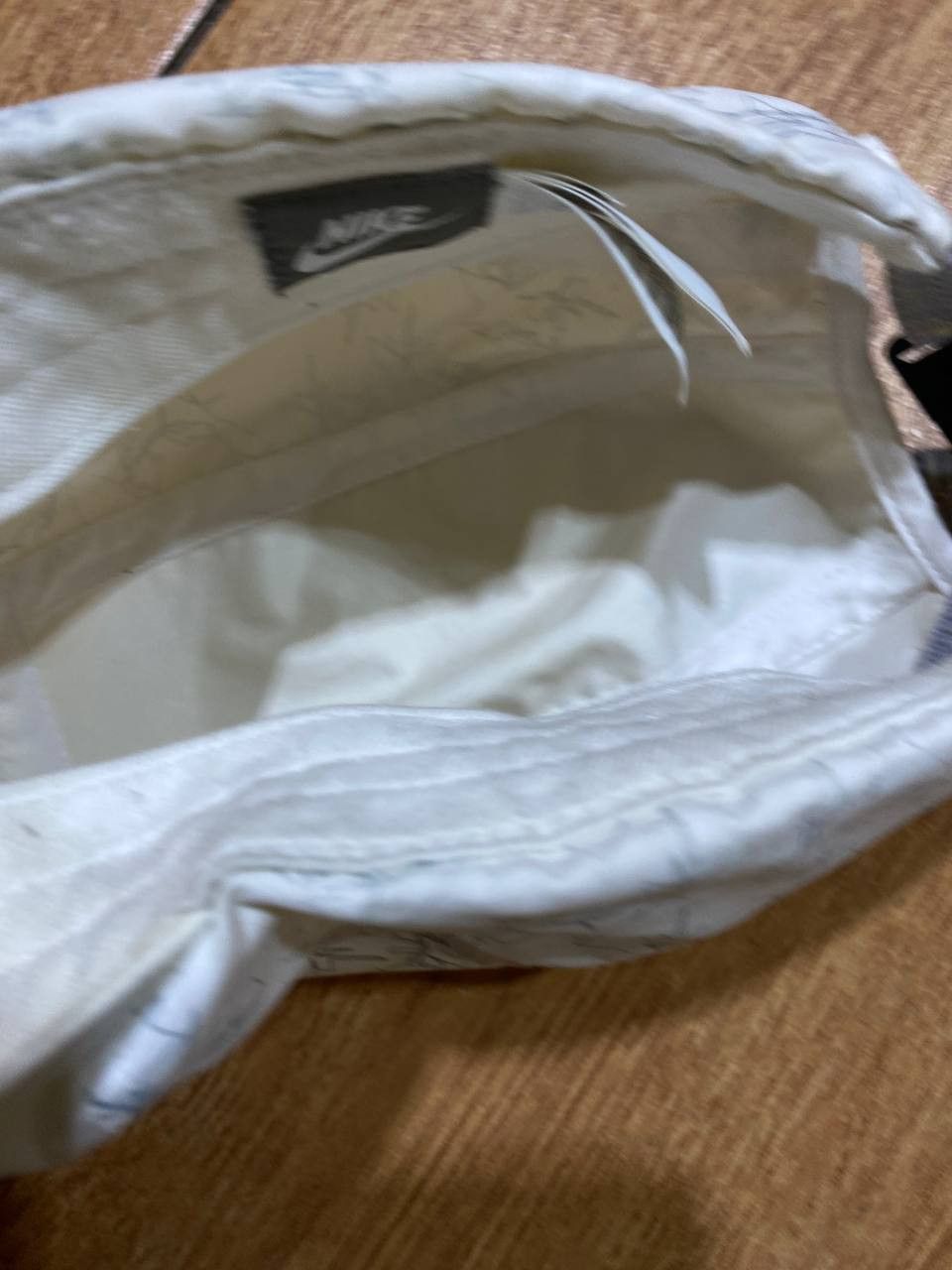Nike Vintage Hats white Nike big print Crazy Y2K Streetwear Size ONE SIZE - 7 Thumbnail