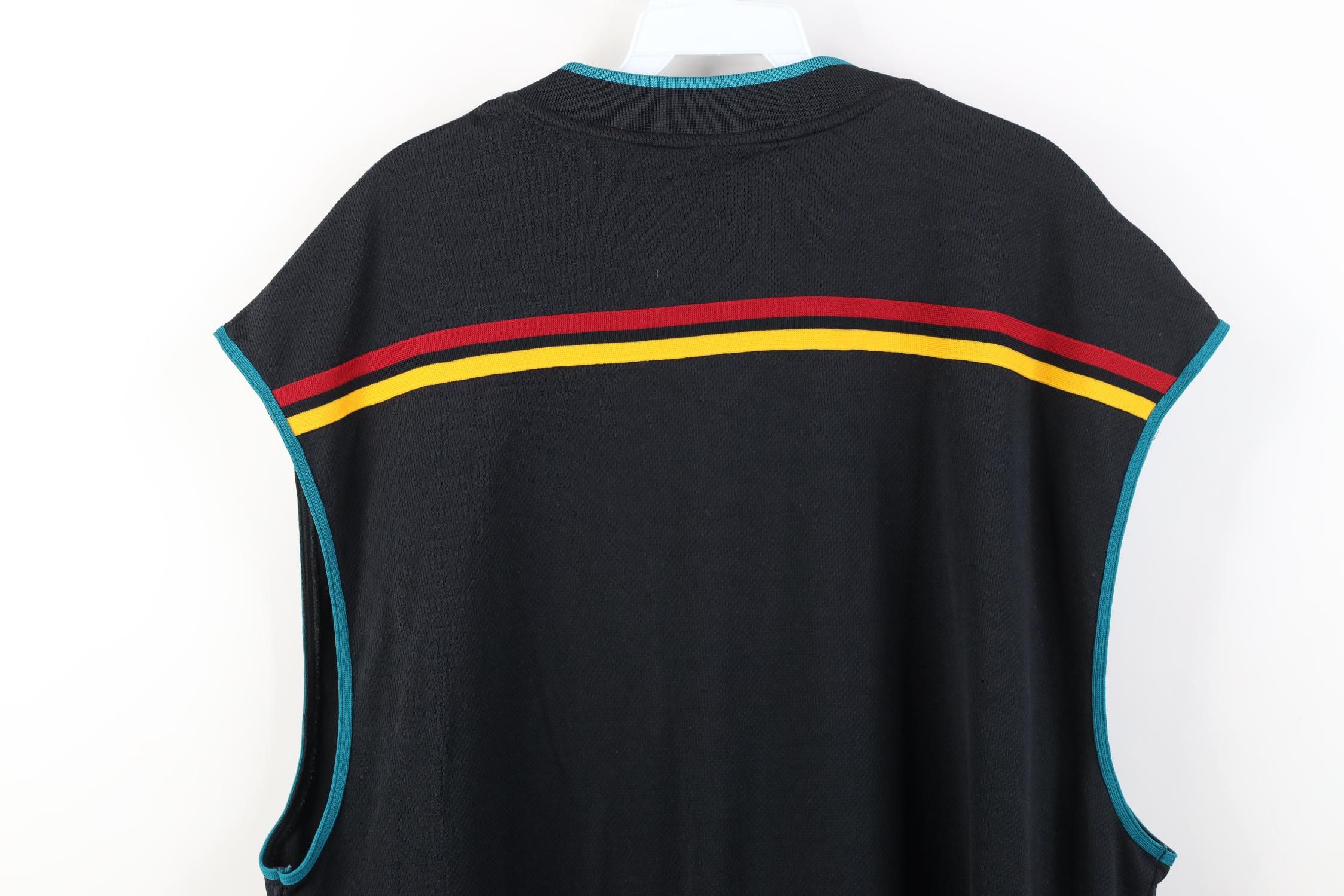 Nike Vintage 90s Nike NBA Basketball Jersey Training Black Teal Size US XXL / EU 58 / 5 - 13 Thumbnail