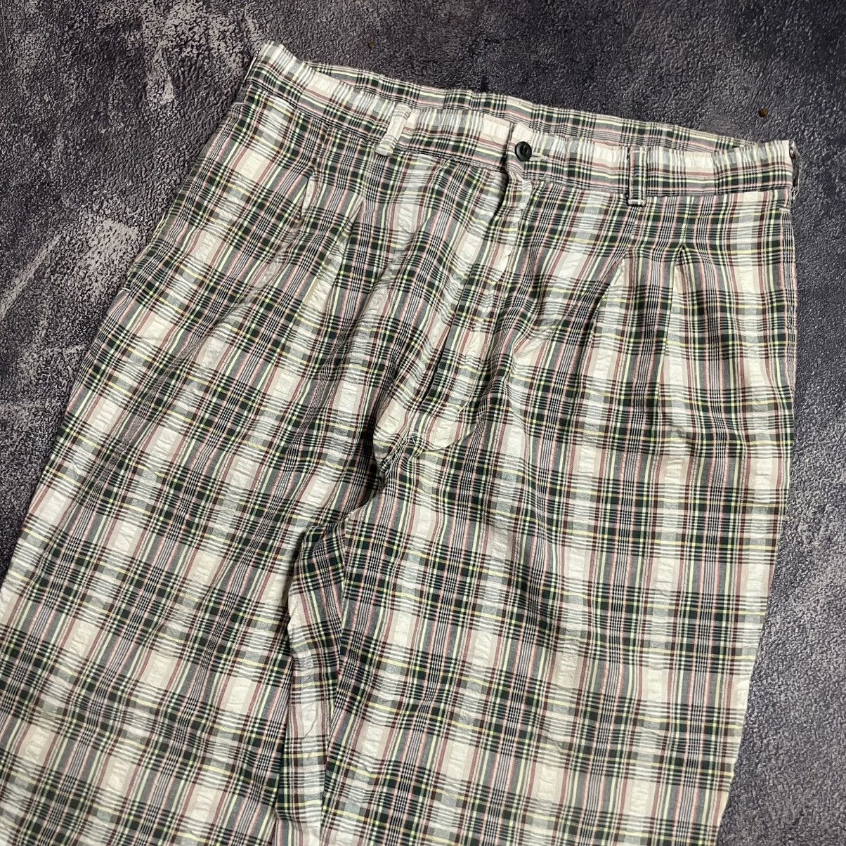 Japanese Brand Wolvo plaid pants Size US 34 / EU 50 - 3 Thumbnail