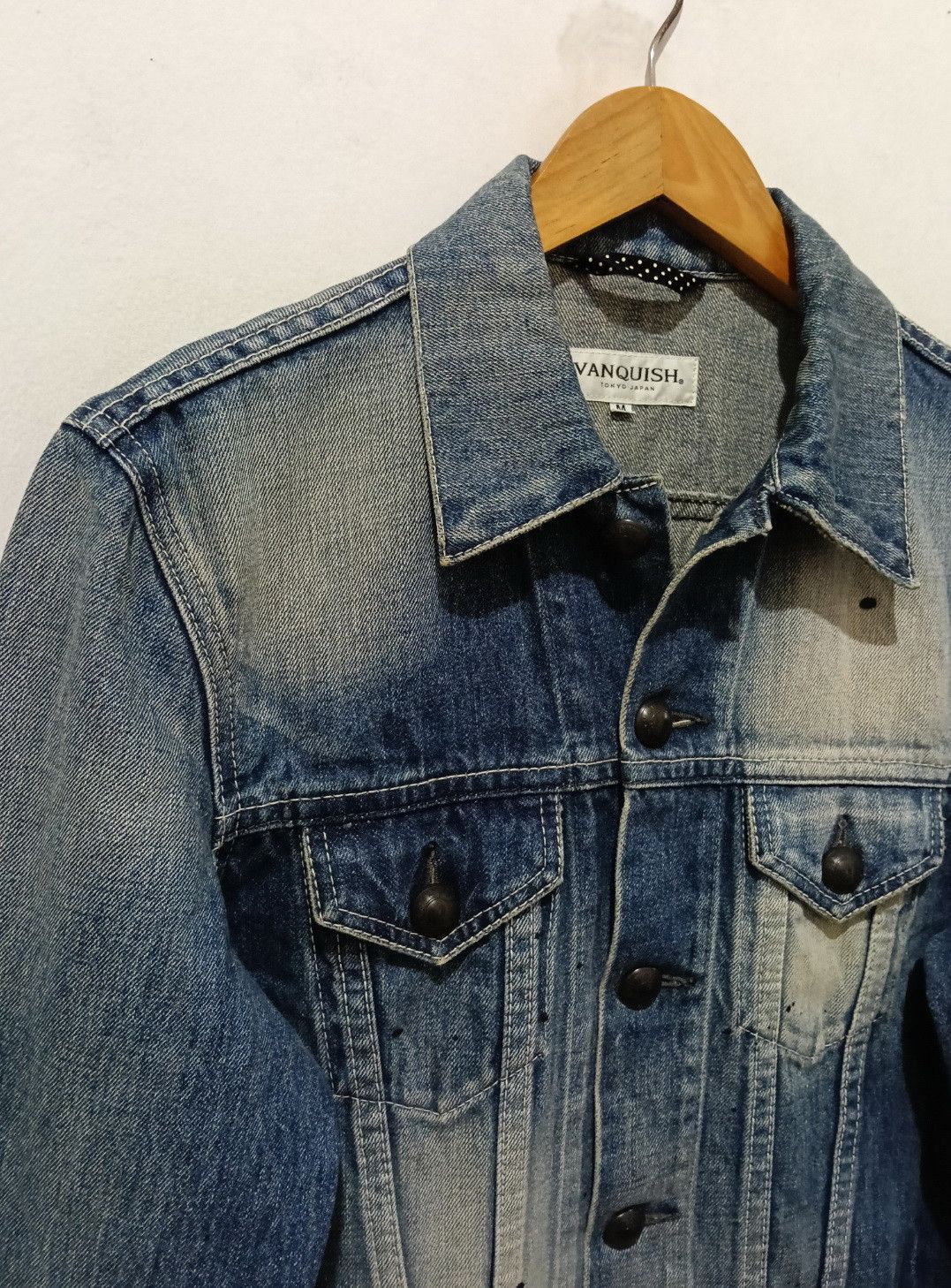 Vanquish VANQUISH Tokyo Japan Trucker Denim Jacket Size US M / EU 48-50 / 2 - 18 Thumbnail