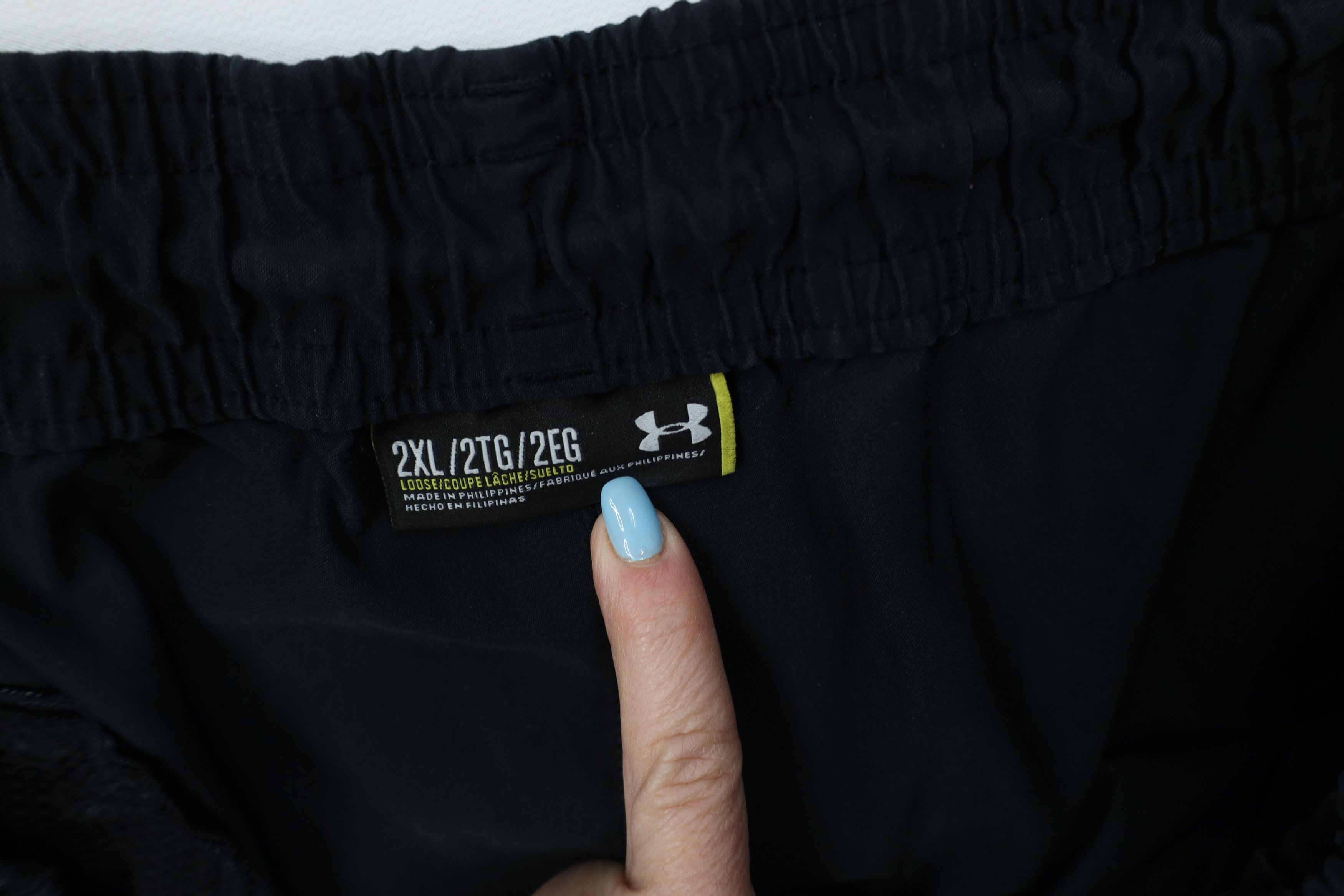 Under Armour Under Armour Faded Loose Fit Tapered Leg Cargo Pants Black Size US 40 / EU 56 - 8 Thumbnail