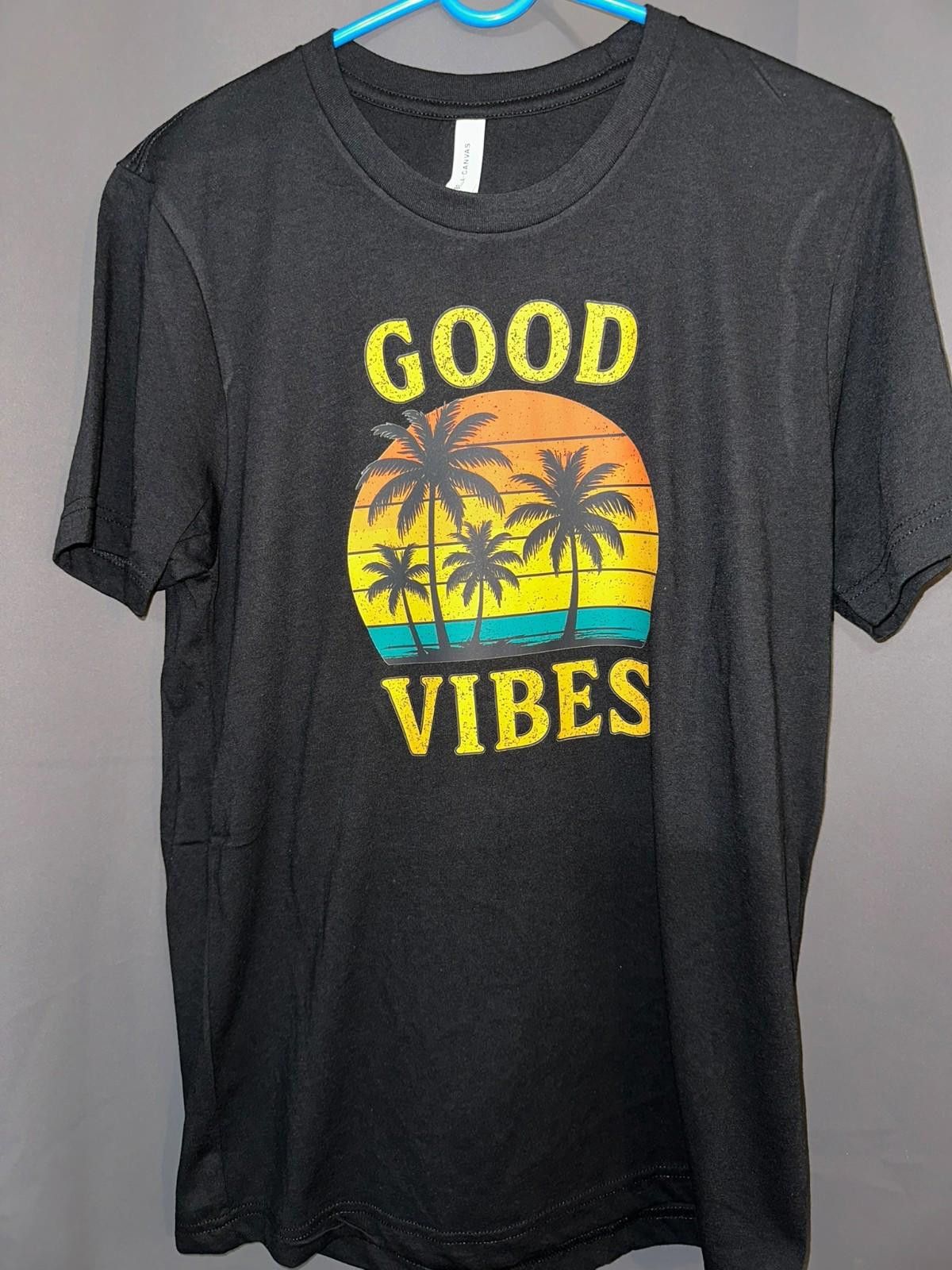 Designer Men’s Medium “GOOD VIBES” graphic tee Size US M / EU 48-50 / 2 - 1 Thumbnail