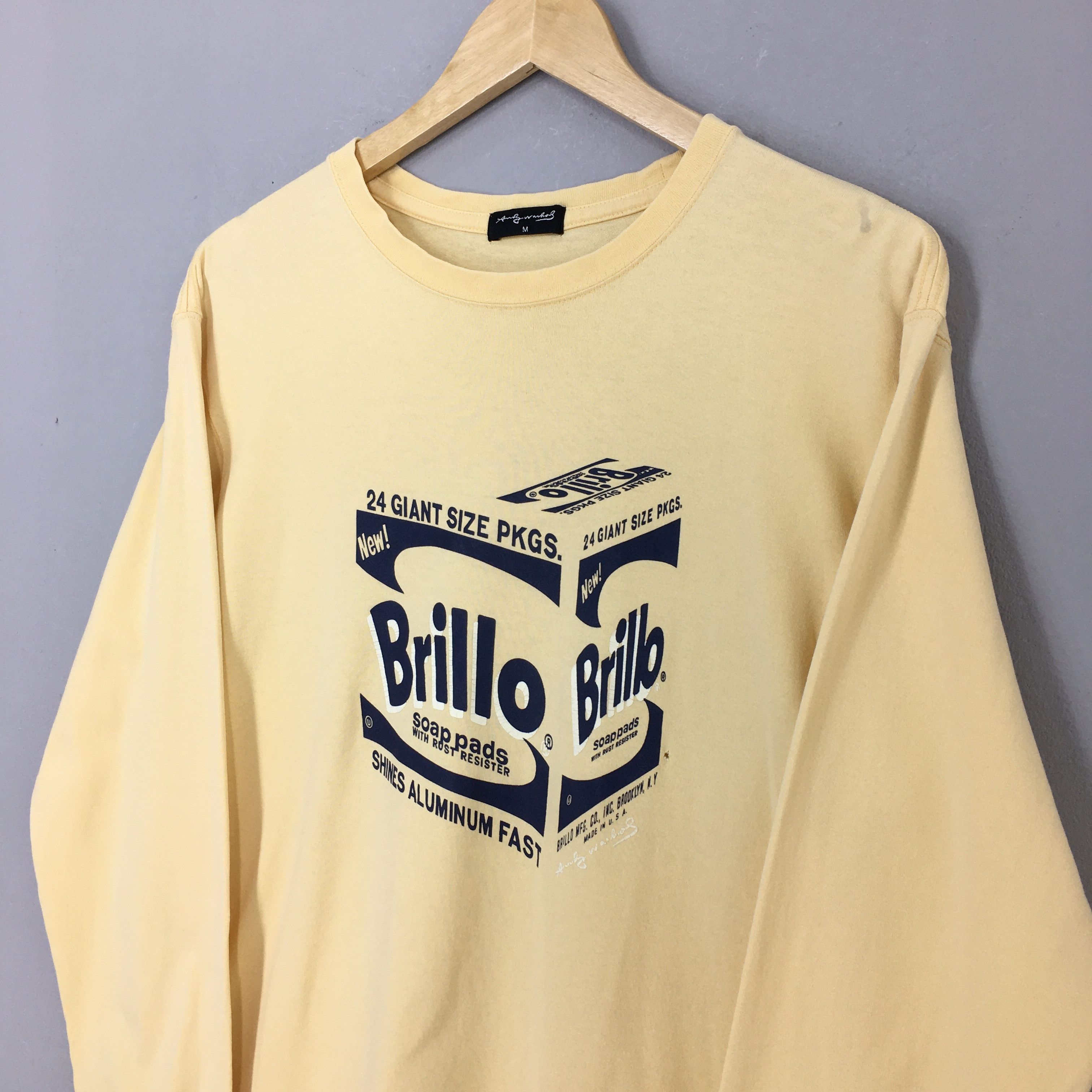Andy Warhol Vintage 90's Andy Warhol Brillo Tshirt Medium Size US M / EU 48-50 / 2 - 3 Thumbnail