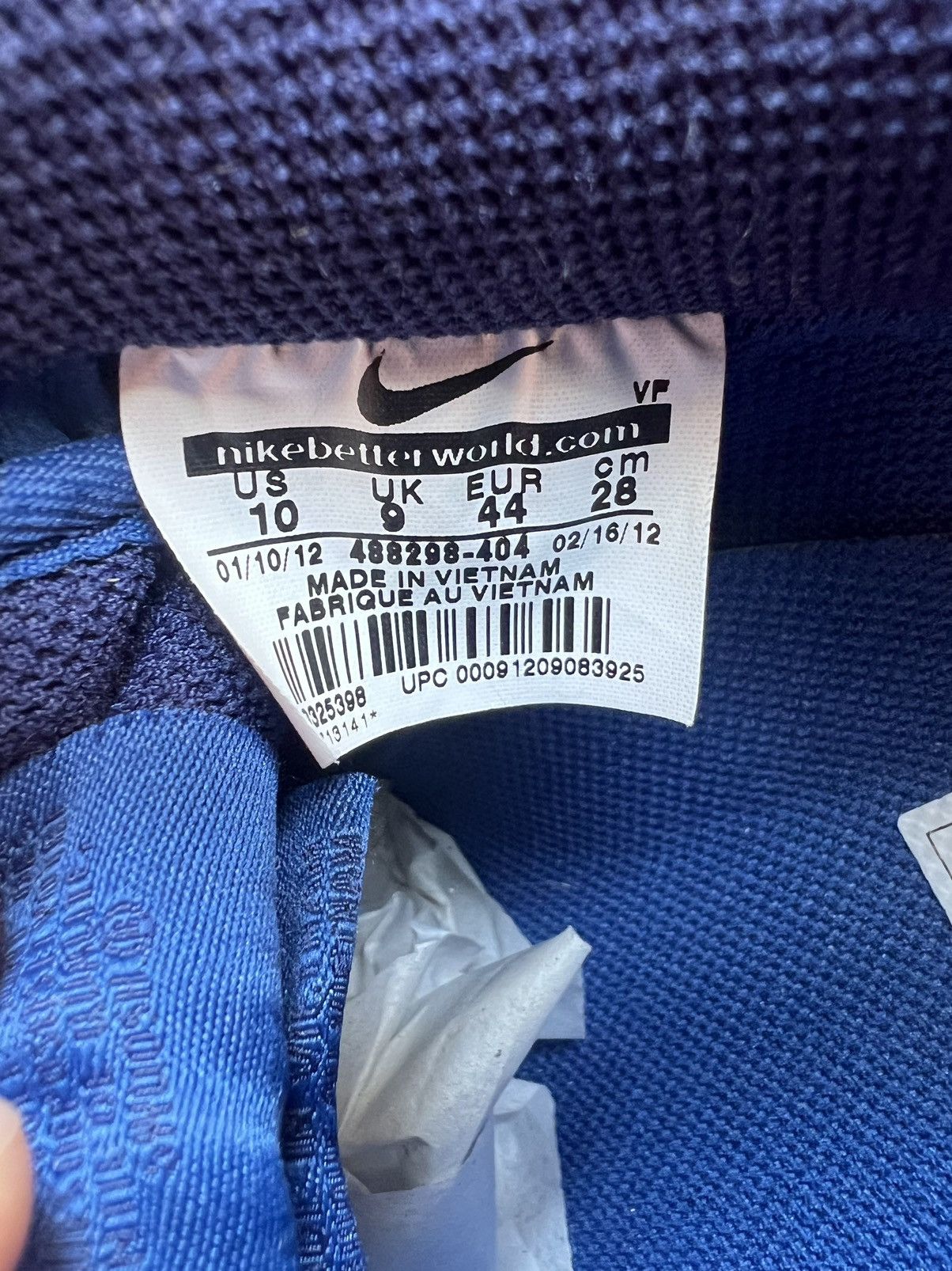 Nike Nike Air Force 1 Low Storm Blue Denim Size US 10 / EU 43 - 10 Thumbnail
