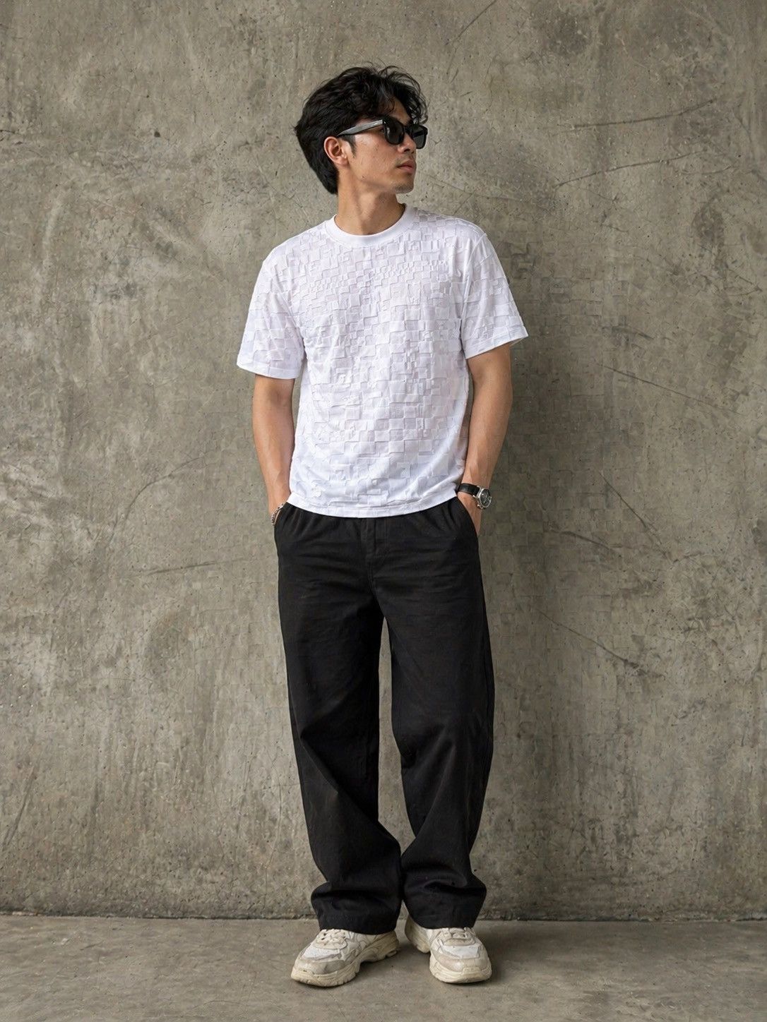 Fendi VINTAGE FENDI JEANS Monogram Checkerboard Spellout T-Shirt Size M / US 6-8 / IT 42-44 - 1 Thumbnail