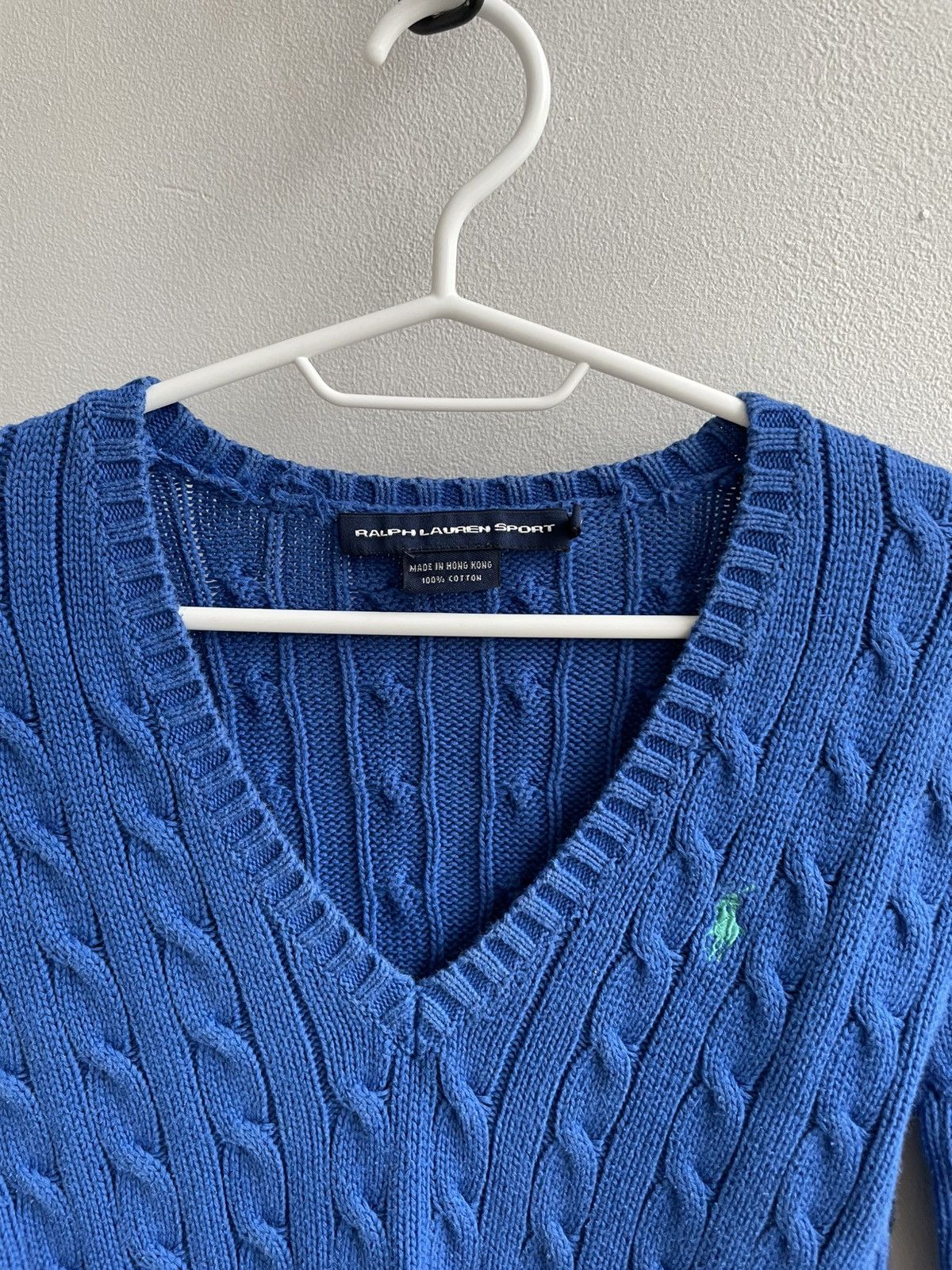 Polo Ralph Lauren Polo Ralph Lauren PRL Cable Knit Jumper Navy Blue Sweater Size XS / US 0-2 / IT 36-38 - 4 Thumbnail