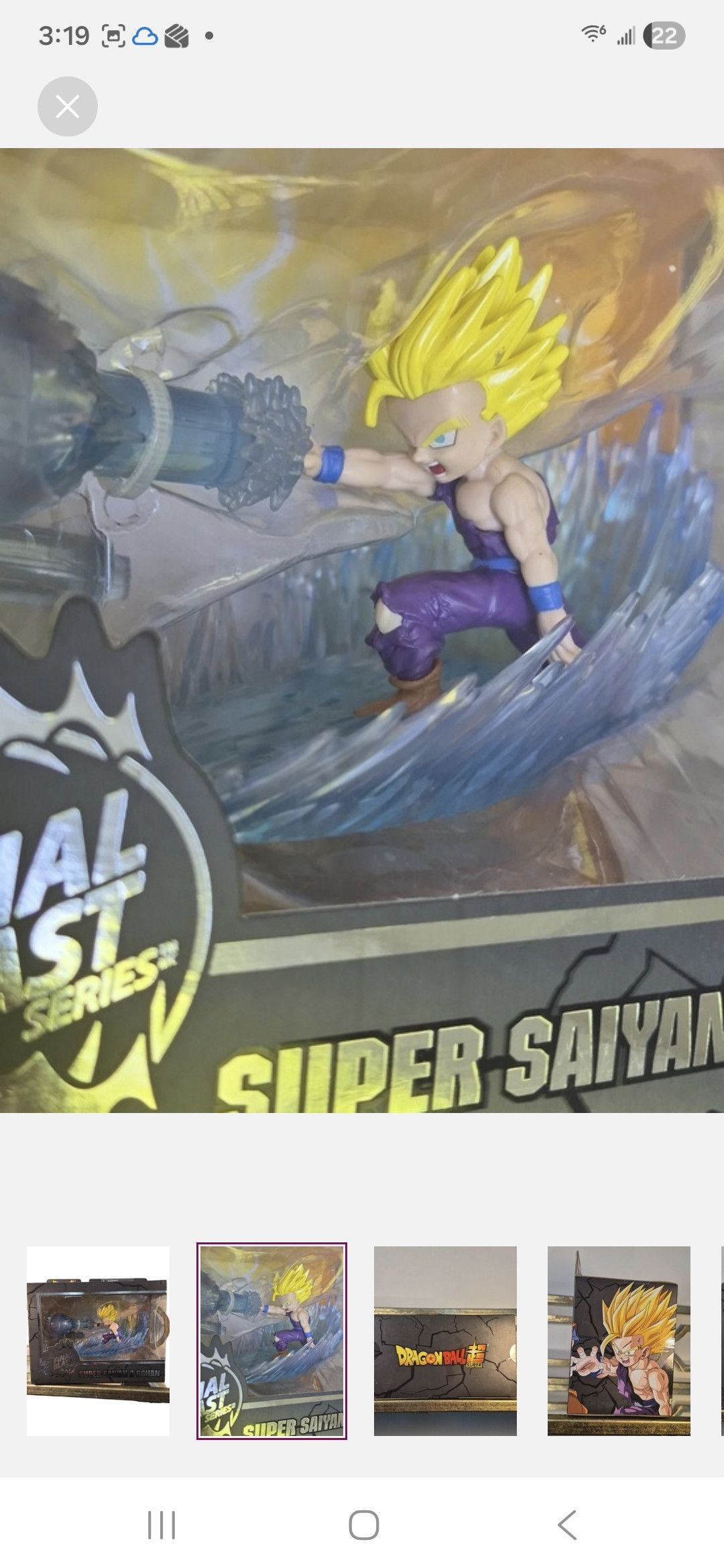 Other Bandai DragonBallSuper FINAL BLAST SERIES SuperSaiyan2Gohan Size ONE SIZE - 2 Thumbnail