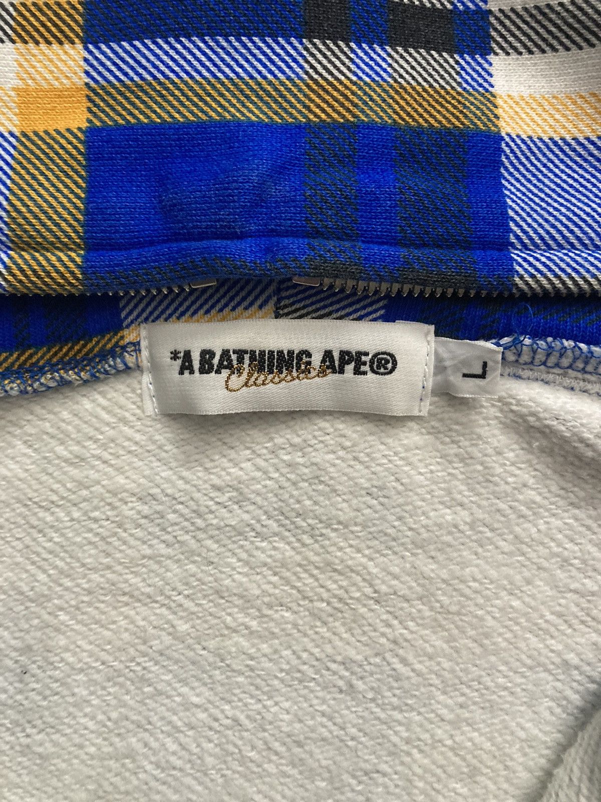 Bape Bape Maebashi Check Full Zip Hoodie Size US L / EU 52-54 / 3 - 2 Thumbnail