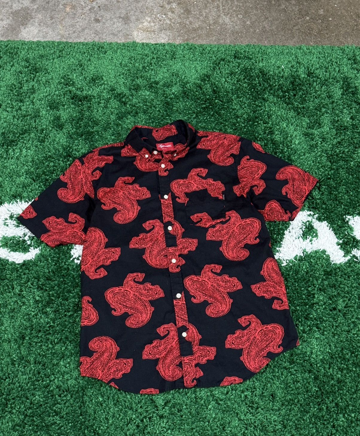 Supreme Supreme Big Paisley SS14 Camp Button Shirt Large Floral Size US L / EU 52-54 / 3 - 1 Thumbnail