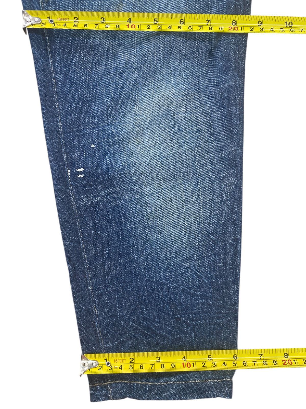 Dsquared2 Dsquared2 Faded Wash Distressed Style Skinny Leg Jeans Size US 33 - 9 Thumbnail