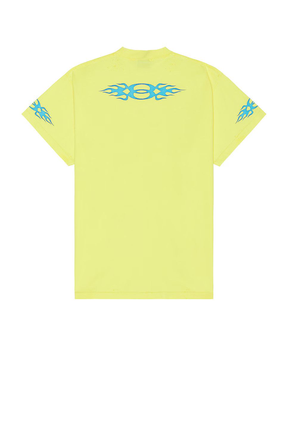 Balenciaga o1w1db10326 Burning Unity T-Shirt Oversized in Yellow Size US XXL / EU 58 / 5 - 2 Thumbnail