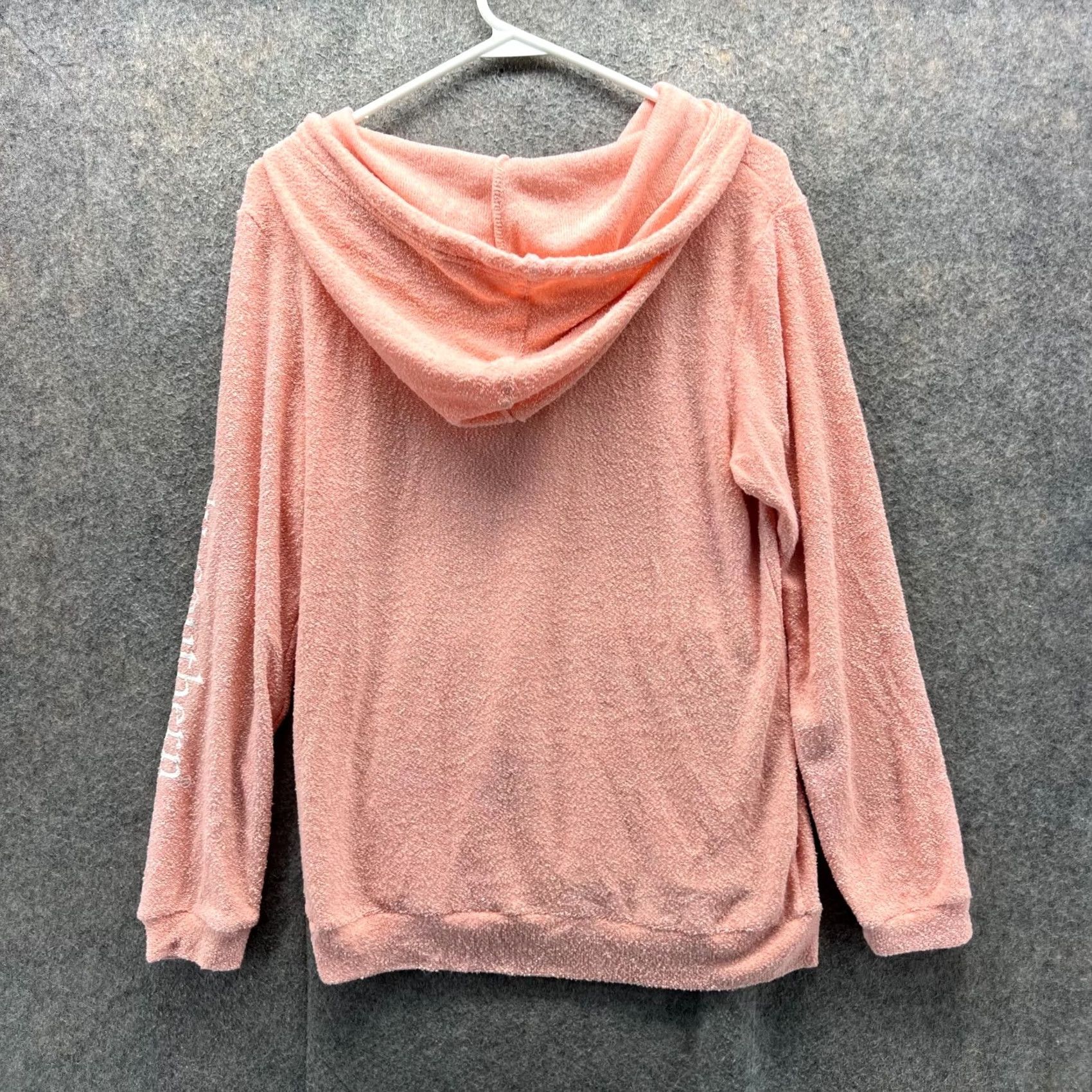 Pinko Simply Southern Hoodie Womens Small Pink Pullover Hooded Crew Neck Fleece Logo Size S / US 4 / IT 40 - 2 Thumbnail