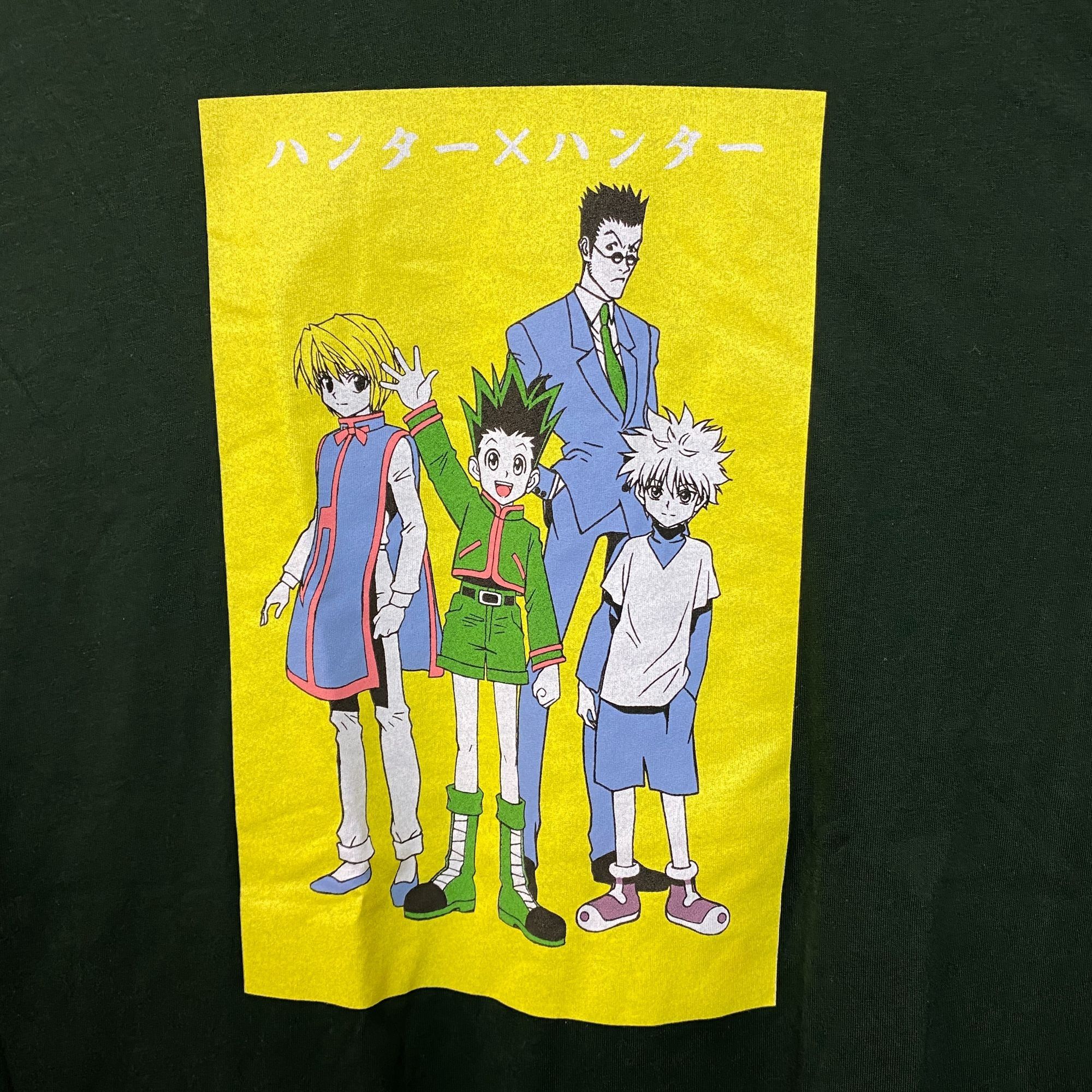 Anime Hunter x Hunter Green anime Tshirt size Extra Large Size US XL / EU 56 / 4 - 2 Thumbnail