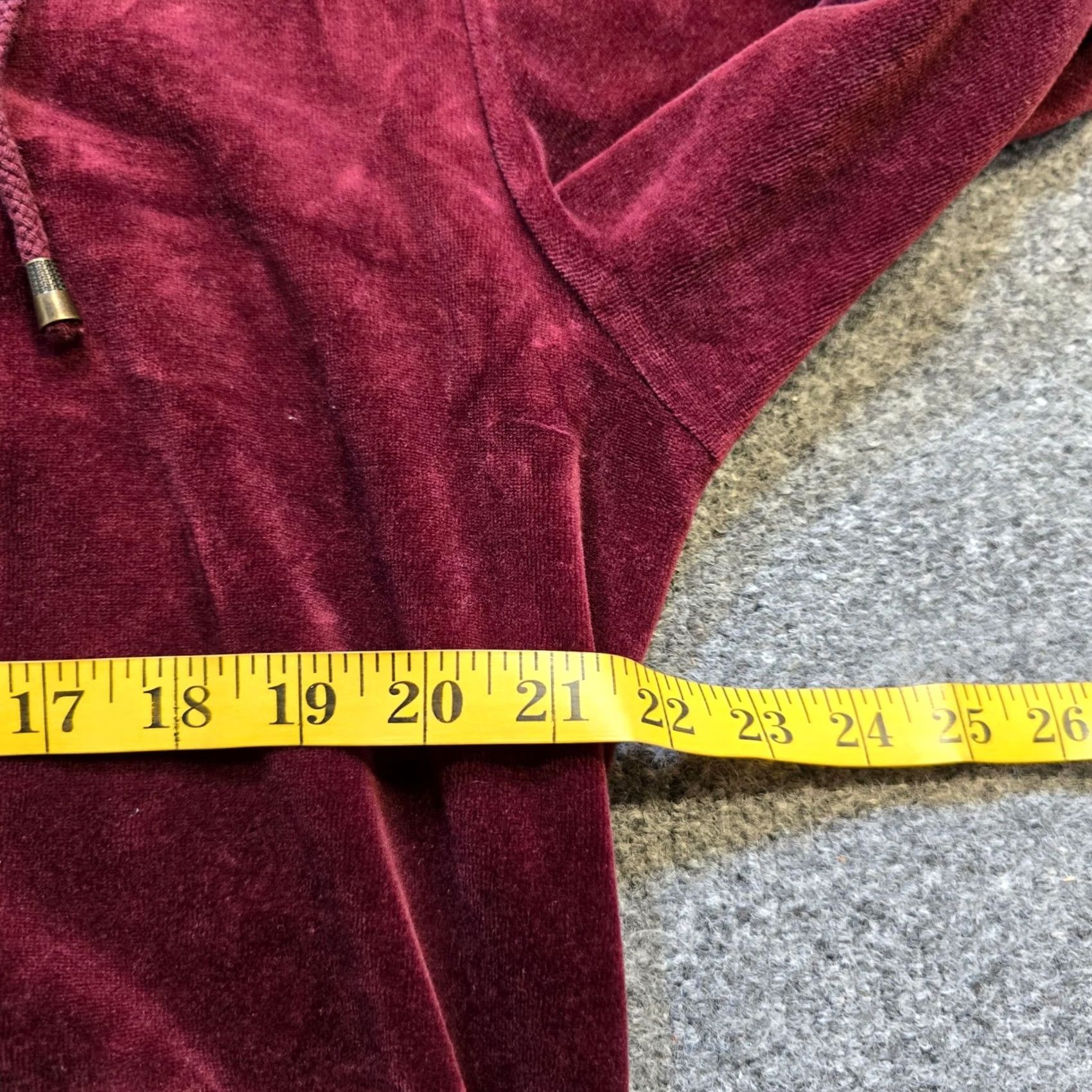 Coldwater Creek Coldwater Creek Jacket Womens XL Red Velour Full Zip Casual Basic Jacket Women XS? Size XL / US 12-14 / IT 48-50 - 5 Thumbnail