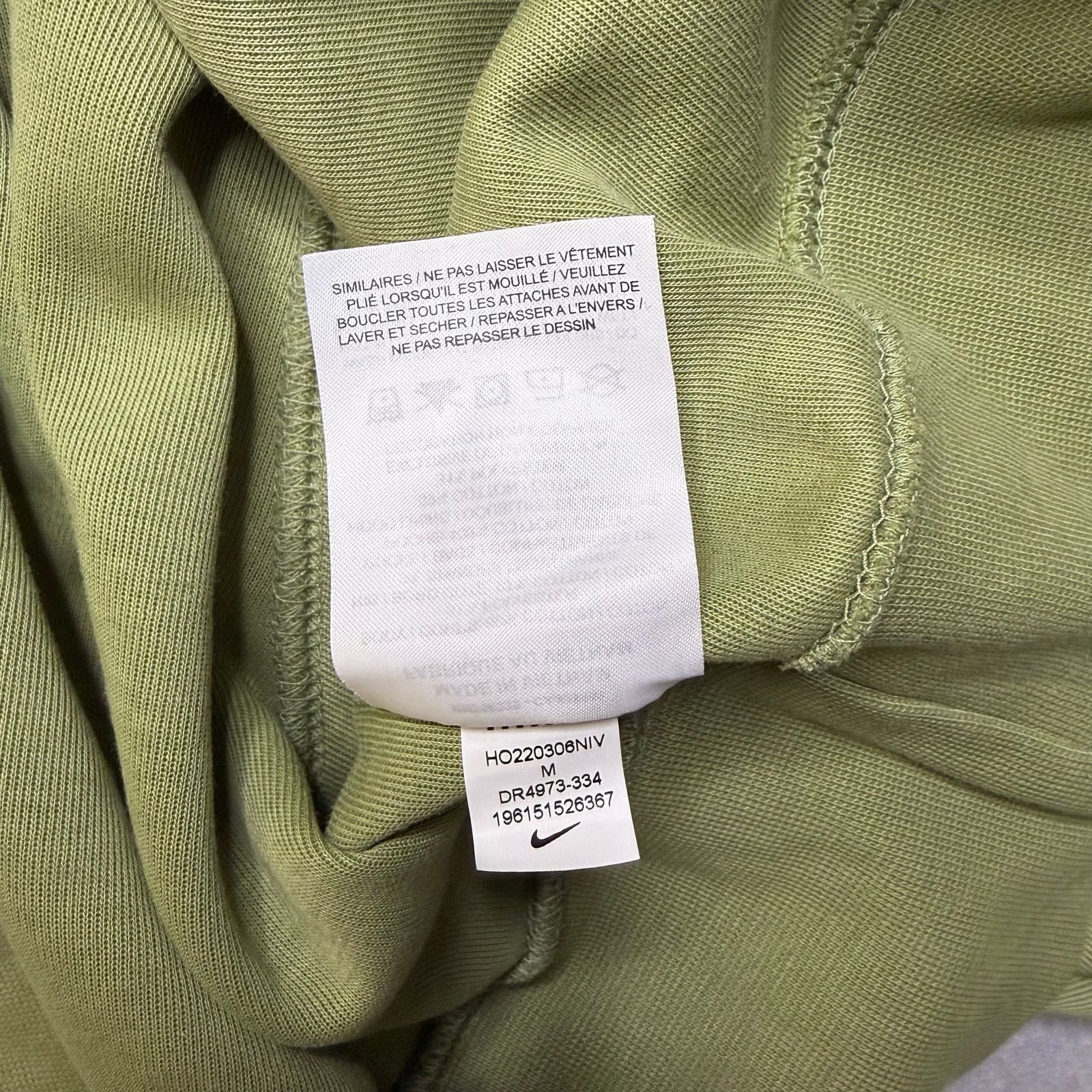 Nike Nike Sportswear Olive Pullover Hoodie Oversize Crop Medium Size M / US 6-8 / IT 42-44 - 9 Thumbnail