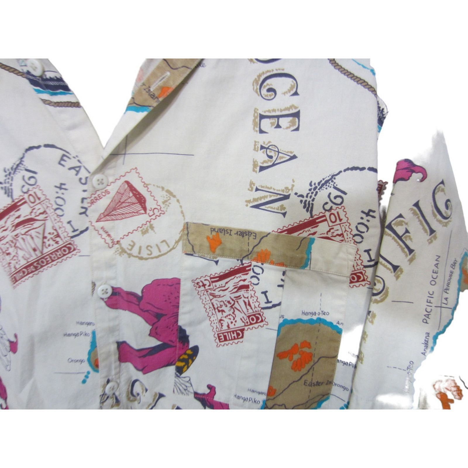 Other Bridgetown Traders Hawaiian Shirt Pacific Ocean Ivory L Size US L / EU 52-54 / 3 - 3 Thumbnail
