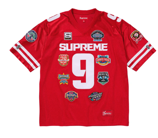 Supreme Supreme Sequin Football Jersey Large | Grailed