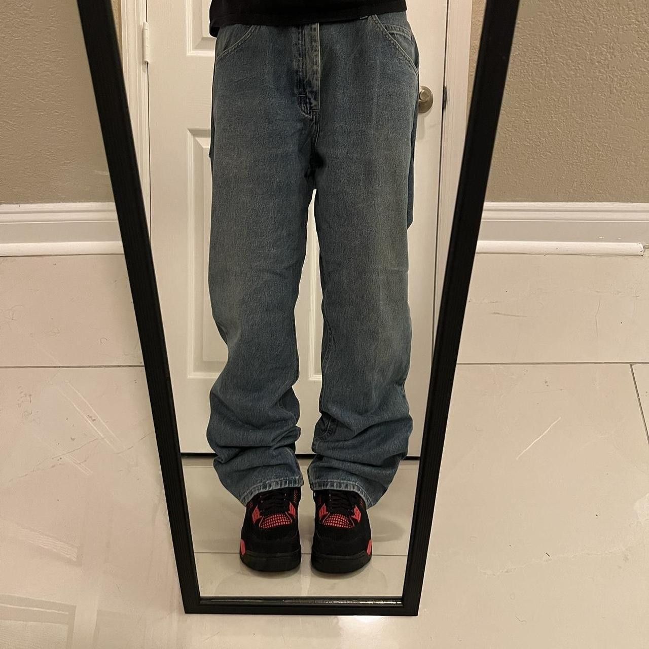 Japanese Brand × Vintage Vintage 2000s/Y2K Baggy Grunge Medium Wash Essential Jeans! Size US 38 / EU 54 - 1 Thumbnail