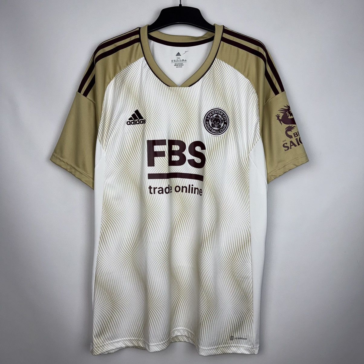 Adidas LEICESTER CITY 2022 2023 THIRD FOOTBALL SHIRT SOCCER JERSEY Size US XXL / EU 58 / 5 - 1 Thumbnail