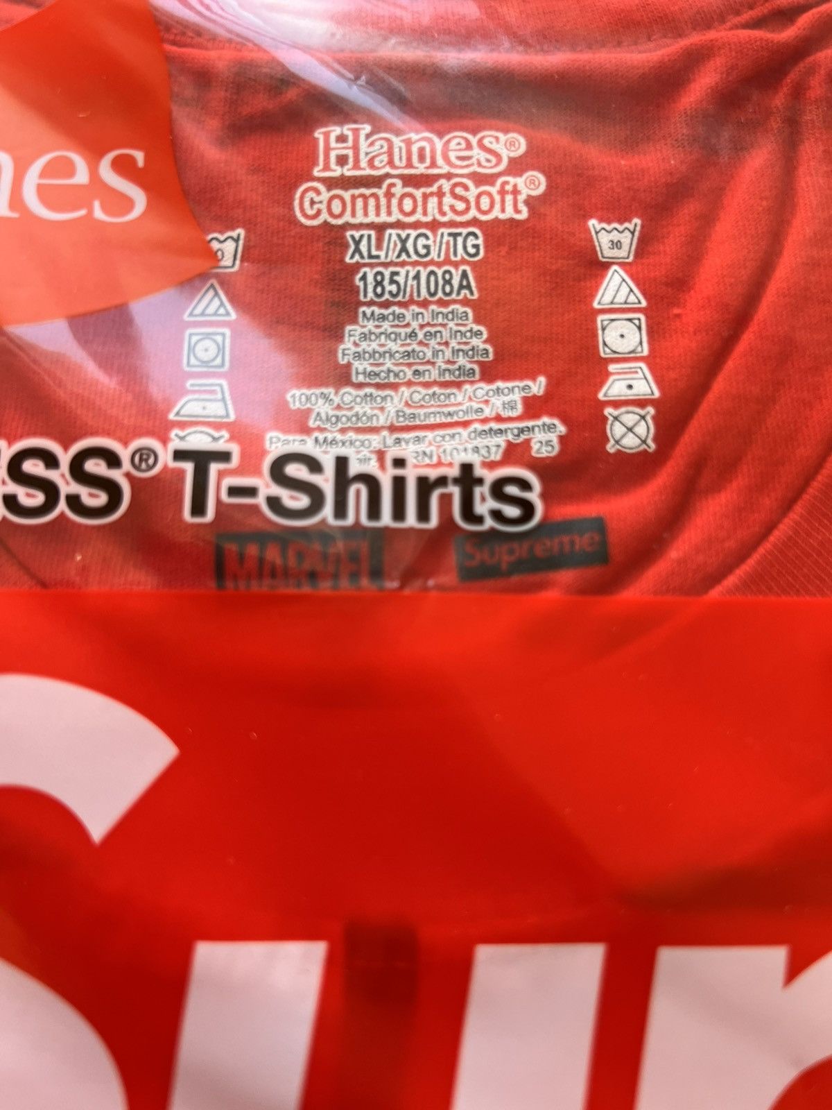 Supreme Supreme x Marvel Spider-Man Web T-Shirt hanes Red hero tee Size US XL / EU 56 / 4 - 5 Thumbnail