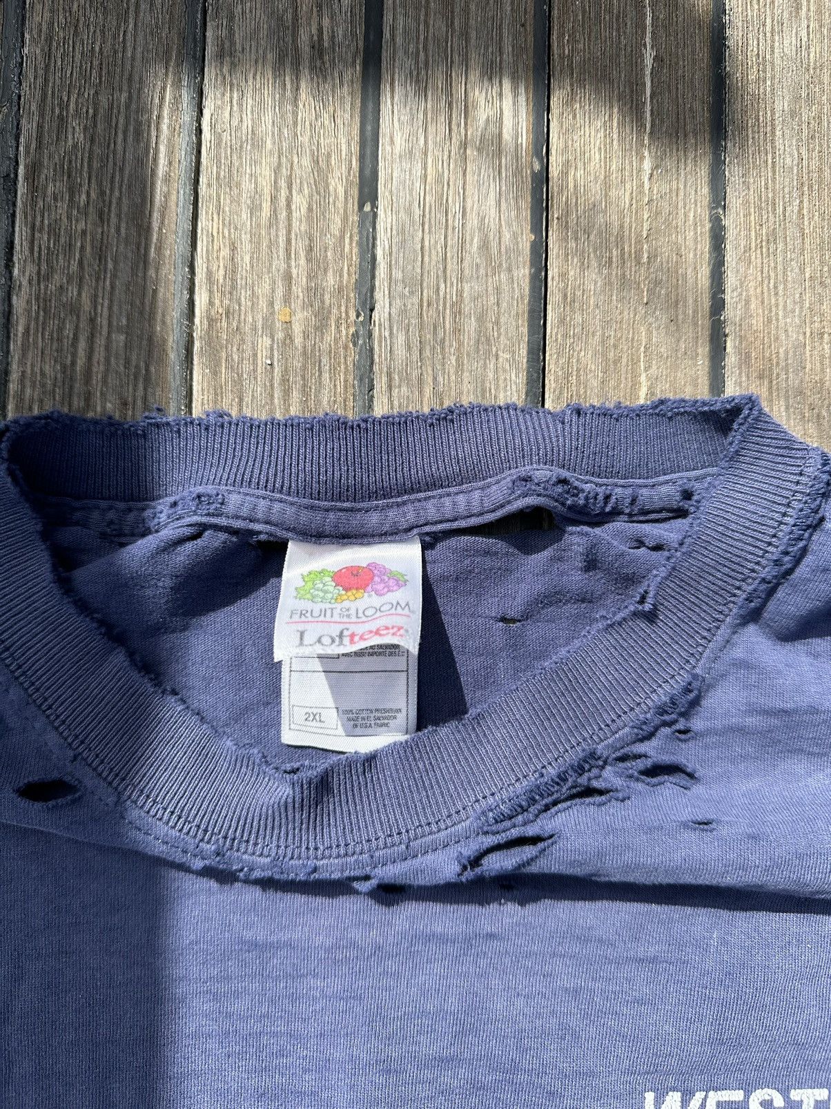 Vintage Vintage Fruit of the Loom T shirt Size US XXL / EU 58 / 5 - 3 Thumbnail
