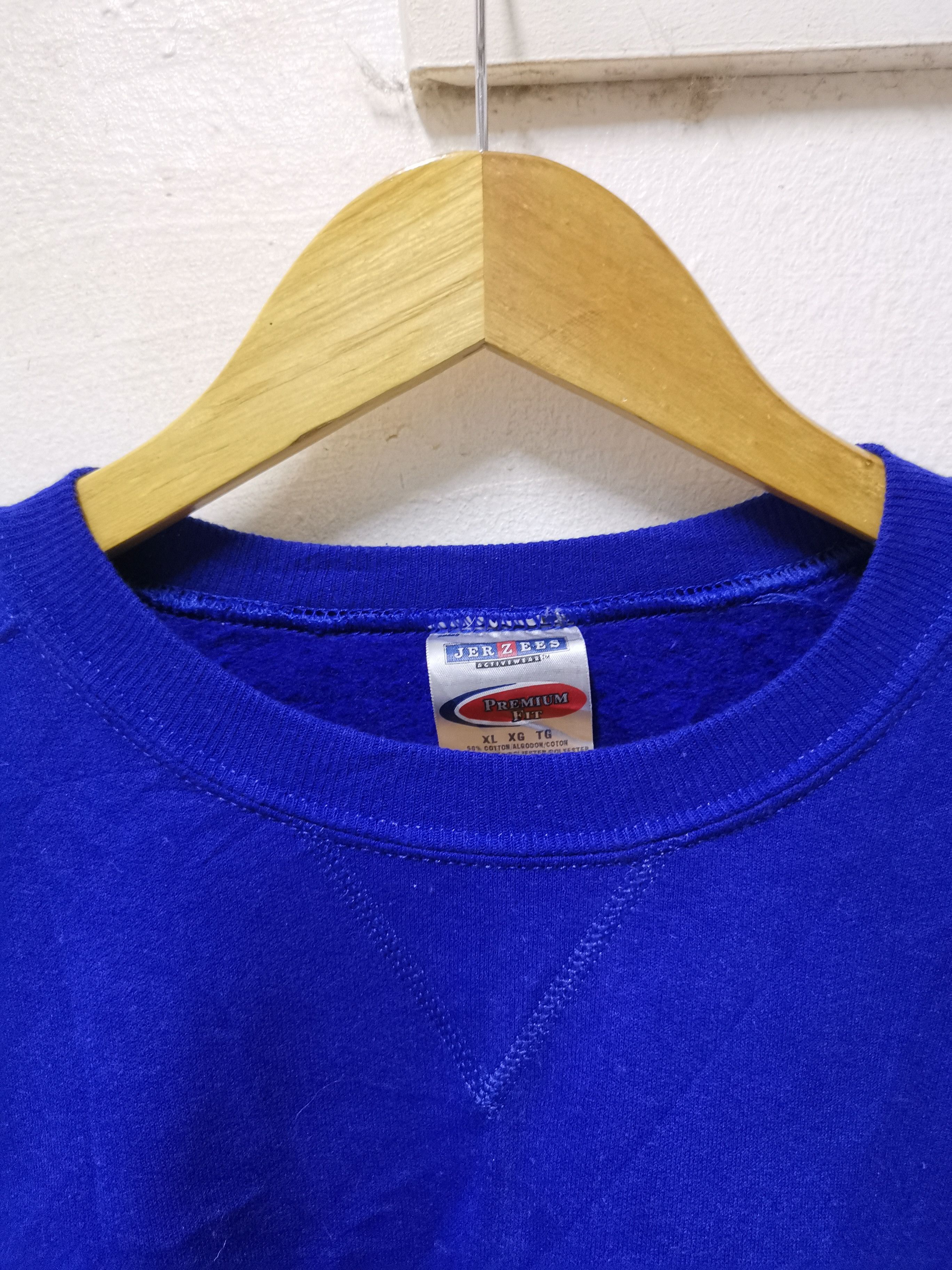 Japanese Brand × Jerzees Vintage jerzeez plain sweatshirt Size US XL / EU 56 / 4 - 3 Thumbnail