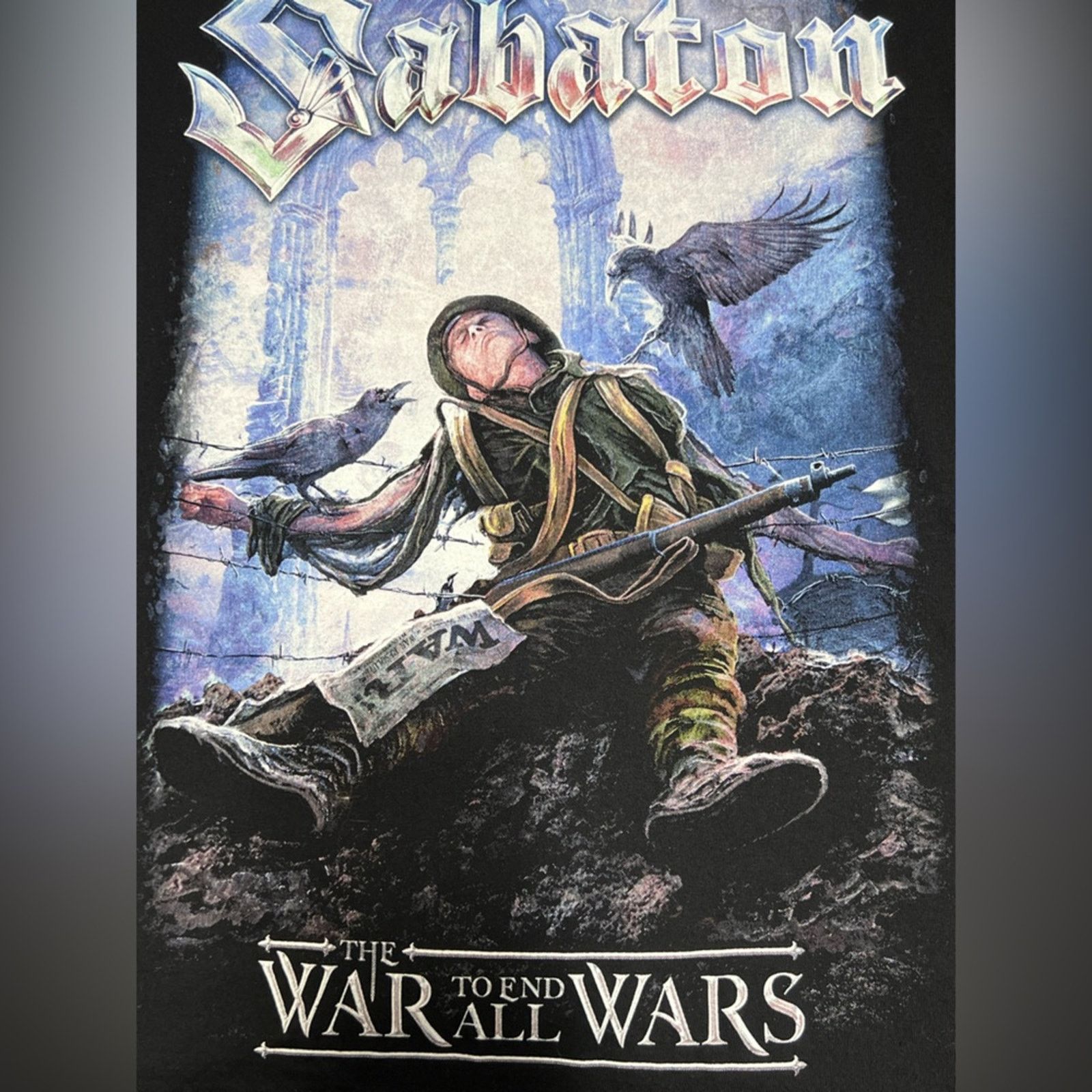 Band Tees Official Sabaton "The War To End All Wars" T-Shirt Black Size US M / EU 48-50 / 2 - 3 Thumbnail