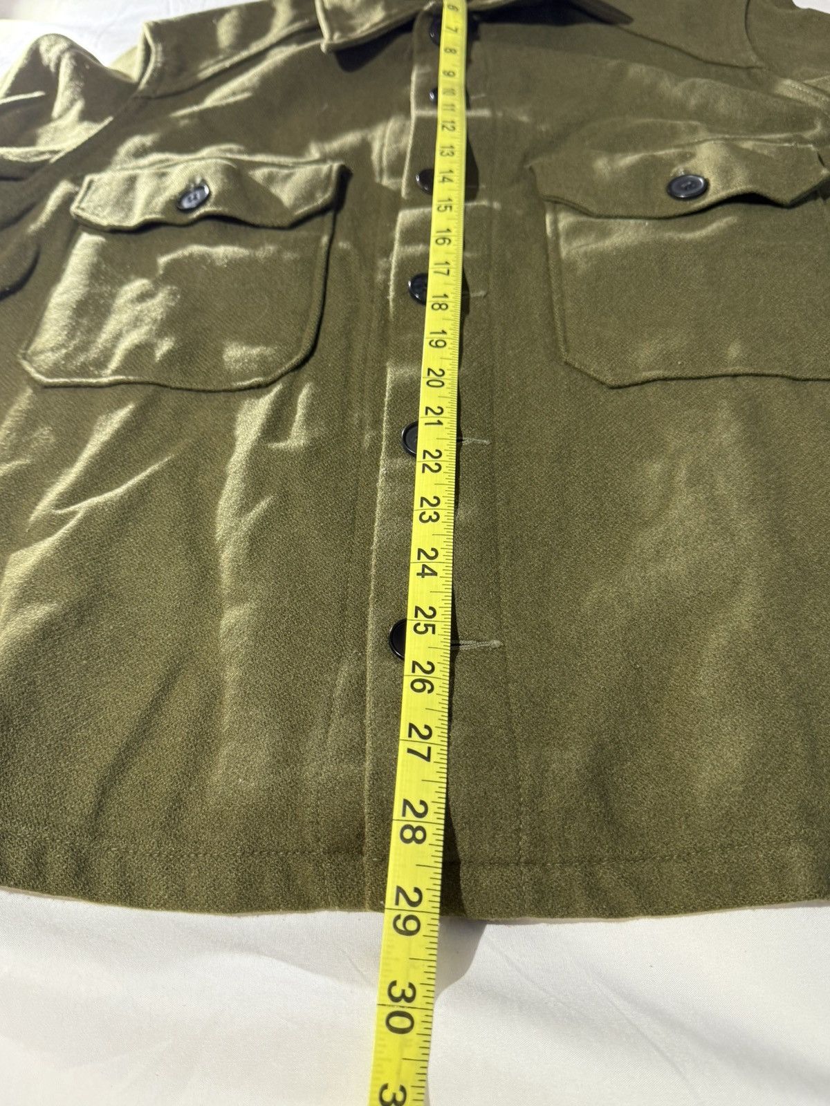 Vintage ***FINAL DROP***RARE 60s HEAVY WOOL MILITARY BUTTON UP M-XL Size US L / EU 52-54 / 3 - 6 Thumbnail