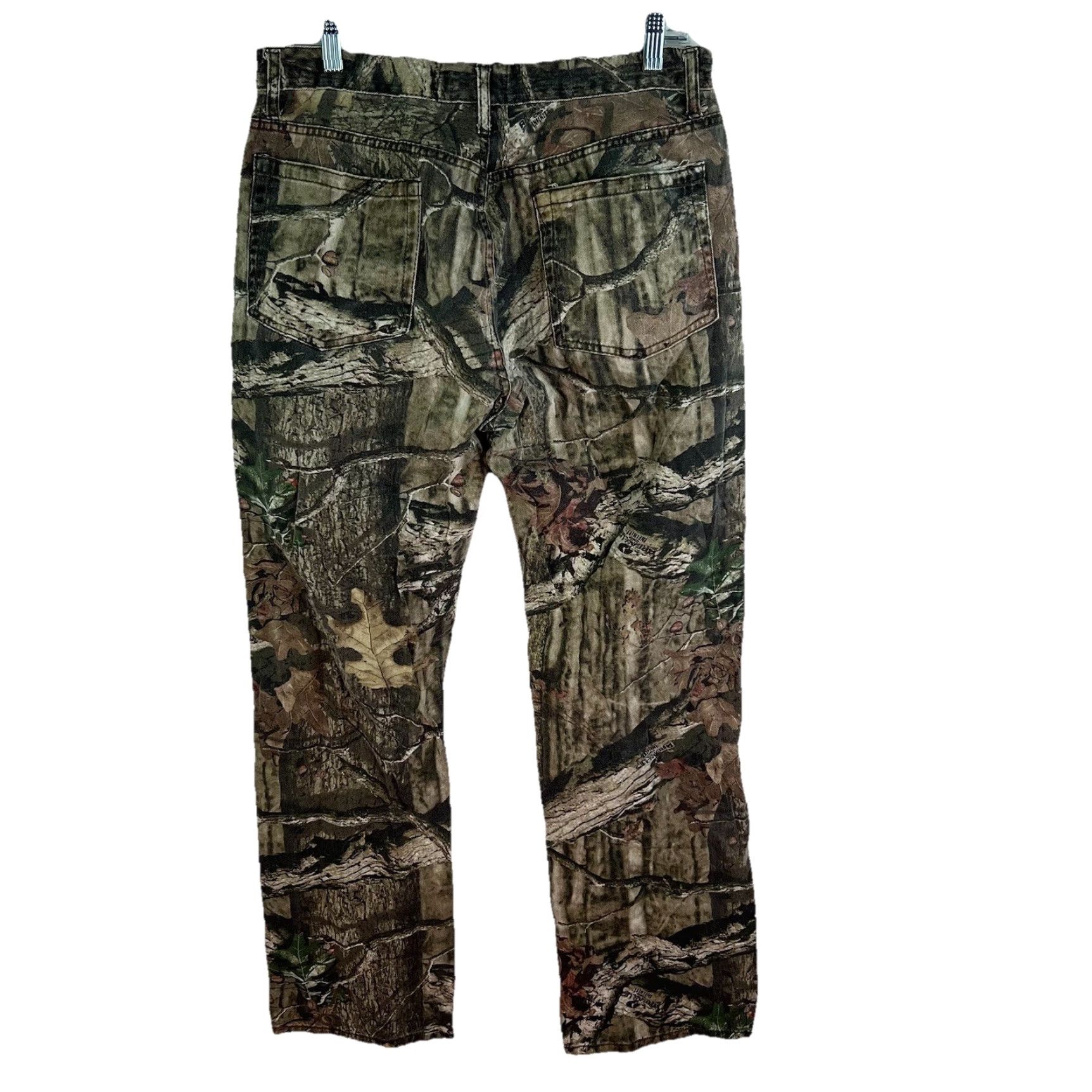 Vintage VINTAGE Mossy Oak Break Up Infiniti Pants Men’s 34 x 34 Green Camouflage Chino Casual Mens Size US 34 / EU 50 - 7 Thumbnail