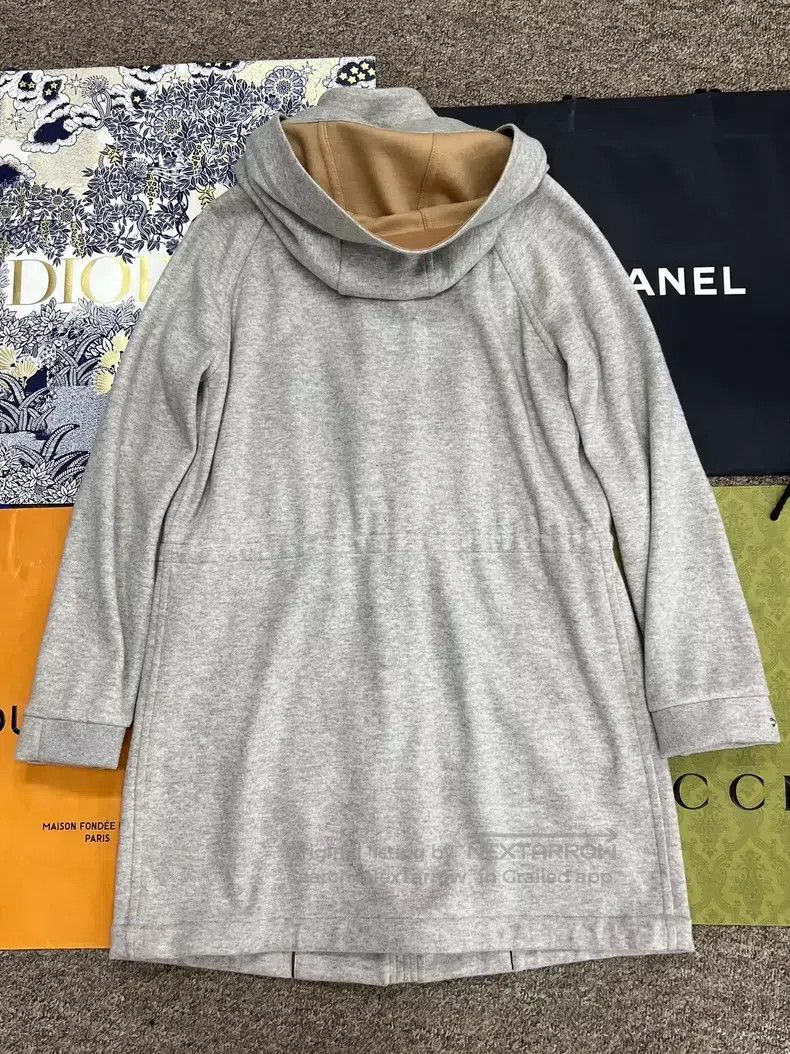 Loro Piana LORO PIANA Classic Cashmere Hooded Jacket Size XS / US 0-2 / IT 36-38 - 2 Thumbnail