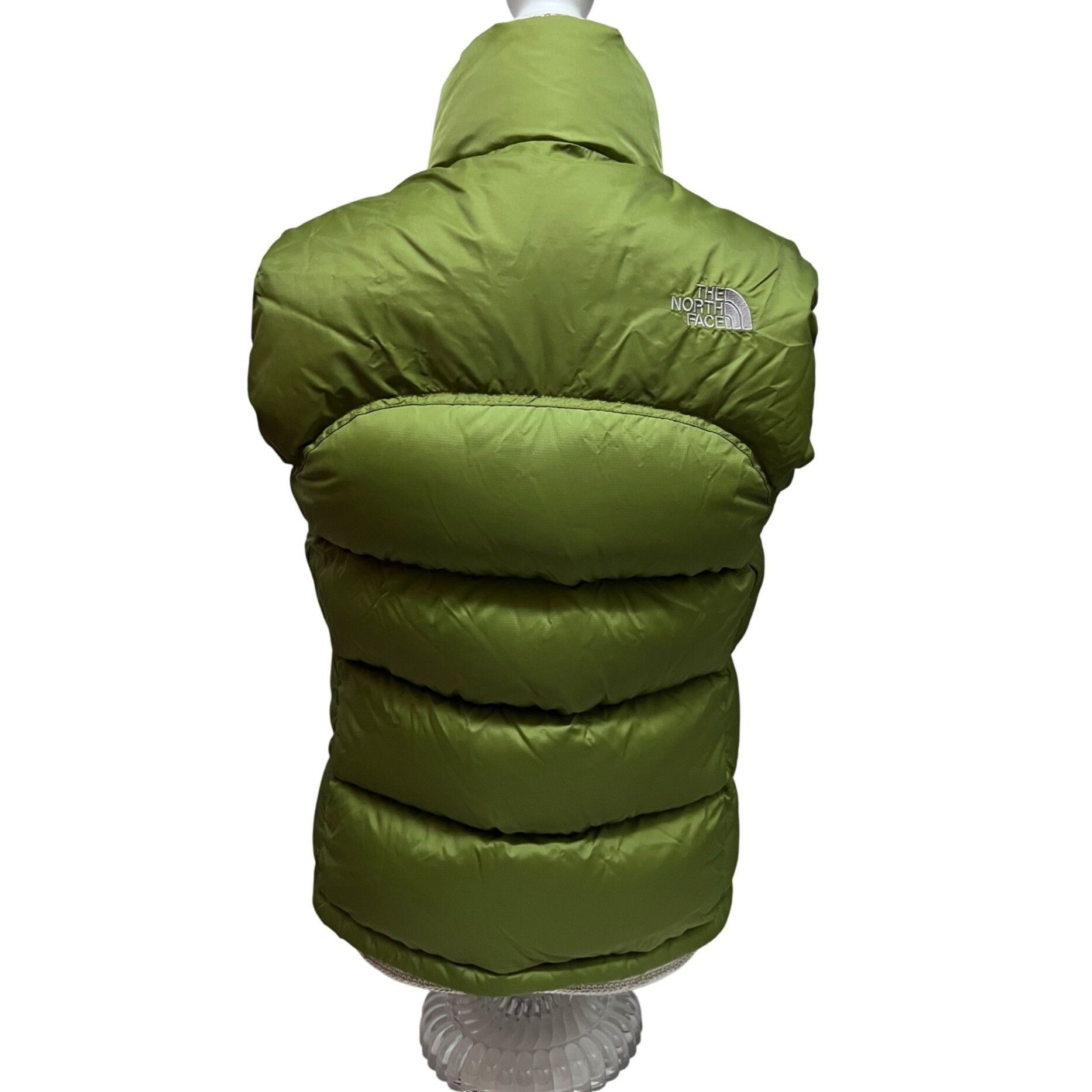 The North Face The North Face Womens Green Zip Up 700 Fill Goose Down Puffe Size S / US 4 / IT 40 - 2 Thumbnail