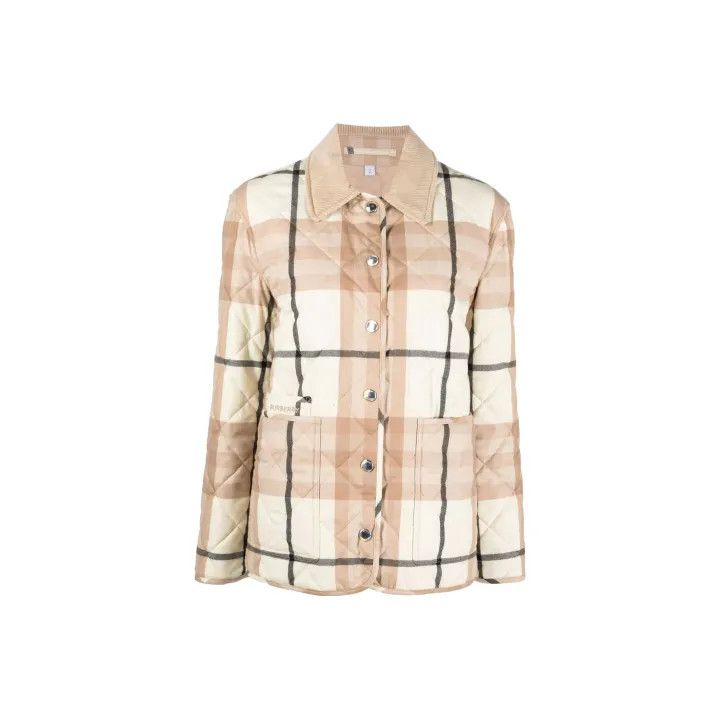 Burberry Burberry Plaid Button-Up Cotton Jacket 0079 Size S / US 4 / IT 40 - 1 Thumbnail