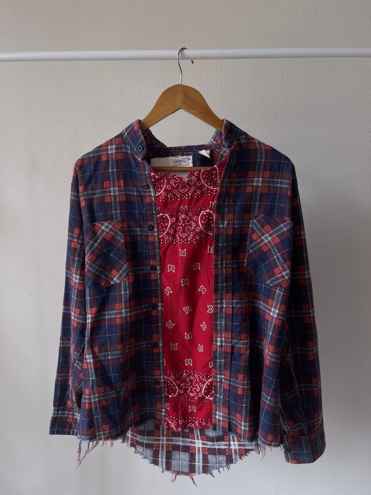 Old Park Old Park Rework Plaid Bandana Shirt A1 Size US M / EU 48-50 / 2 - 2 Thumbnail