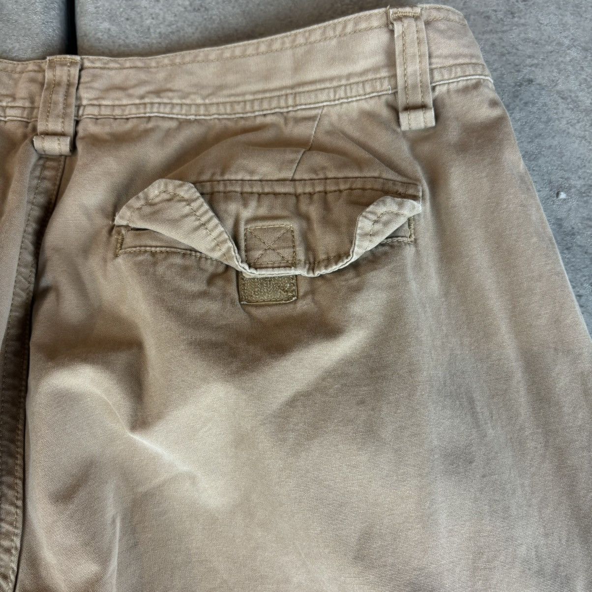 Other Y2k Ruff Hewn Brown Cargo Pants Mens 34x32 Size US 34 / EU 50 - 6 Thumbnail