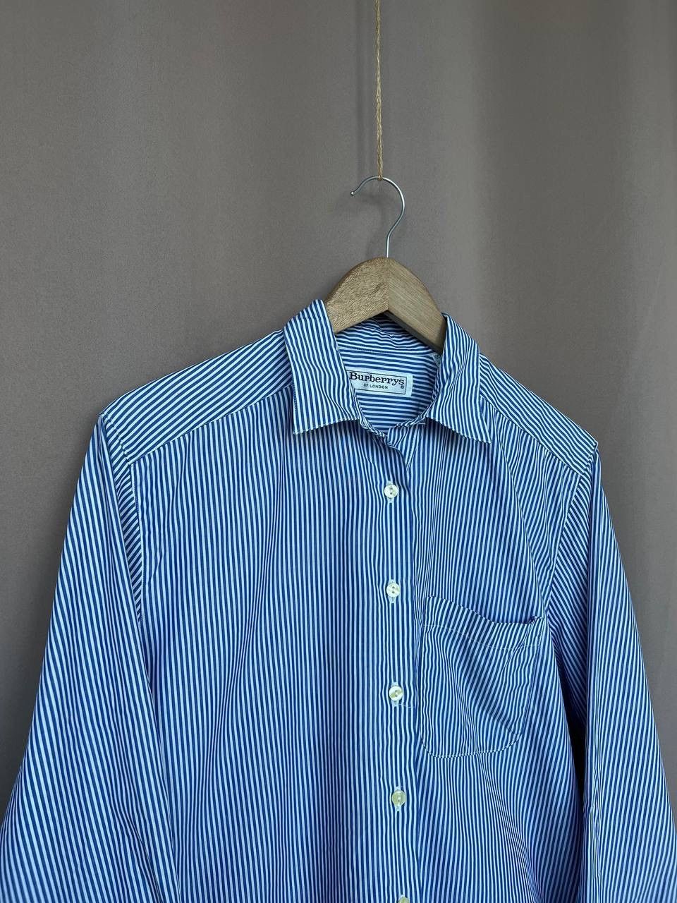 Burberry Burberrys Vintage Striped Button Shirt Mens Size 44 or M Size US M / EU 48-50 / 2 - 3 Thumbnail