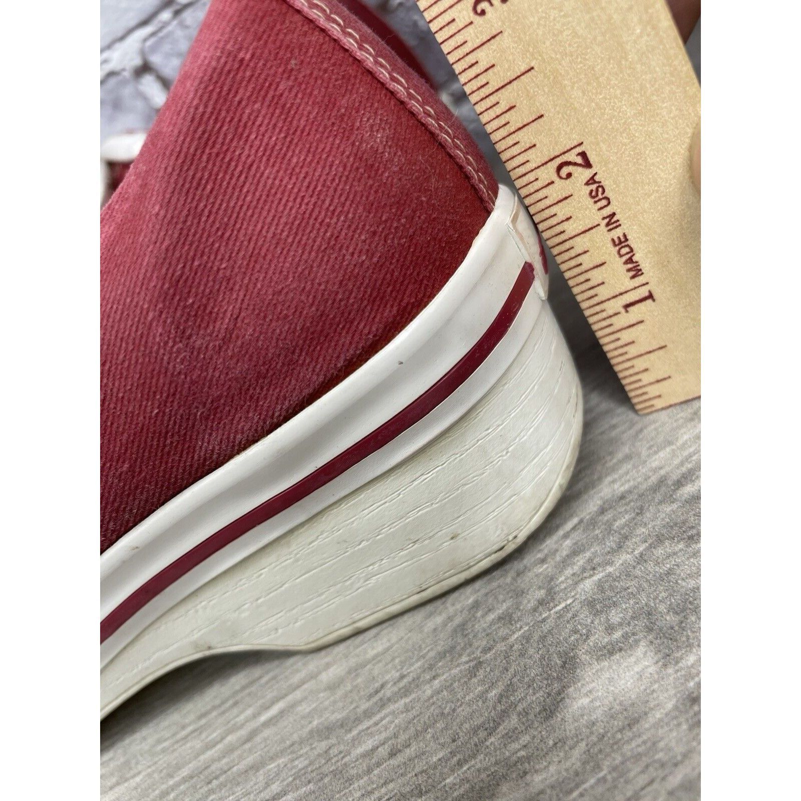 Other Dansko Vegan Red Fabric Canvas Lace Up Slip Workwear Clogs W Size US 7 / IT 37 - 9 Thumbnail